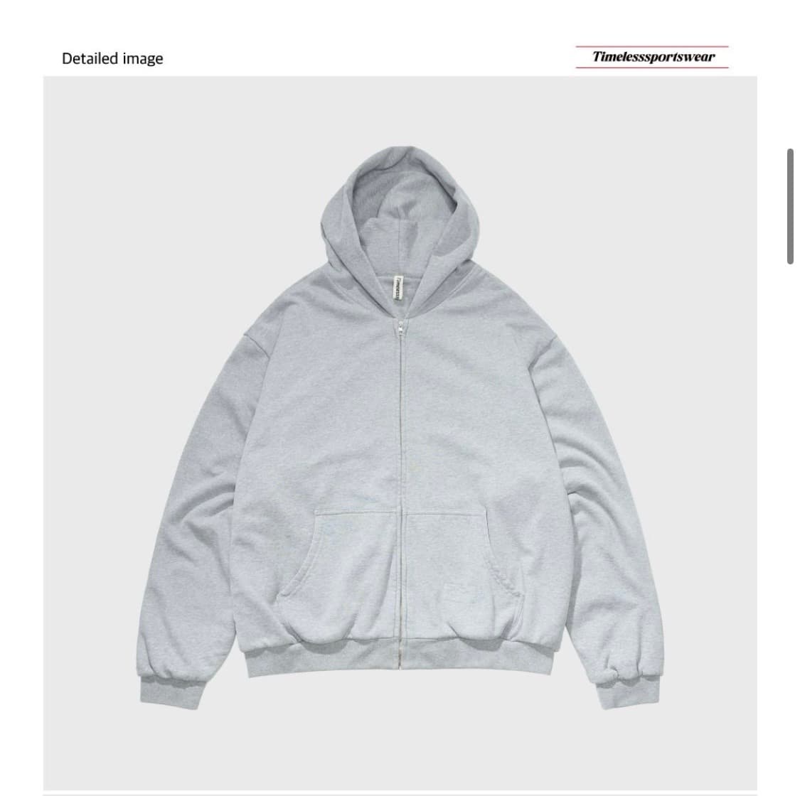 타임리스스포츠웨어 후드집업 3종 상품이미지3