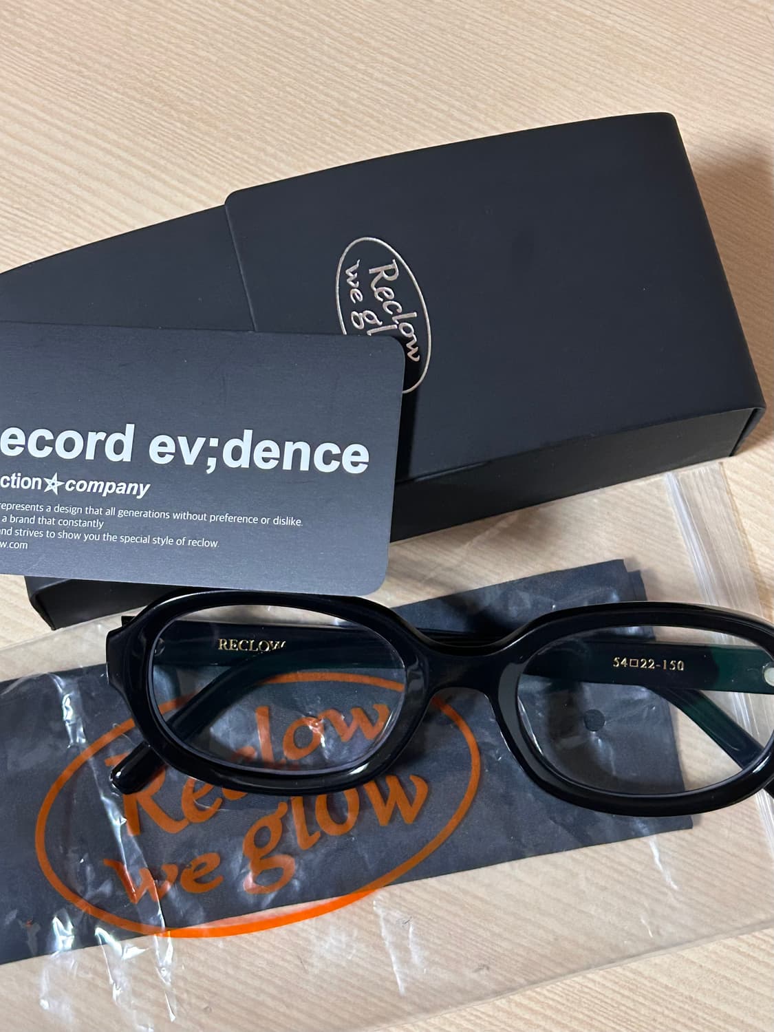 리끌로우 RC 아세테이트 GOO NO.3 BLACK 안경 상품이미지4
