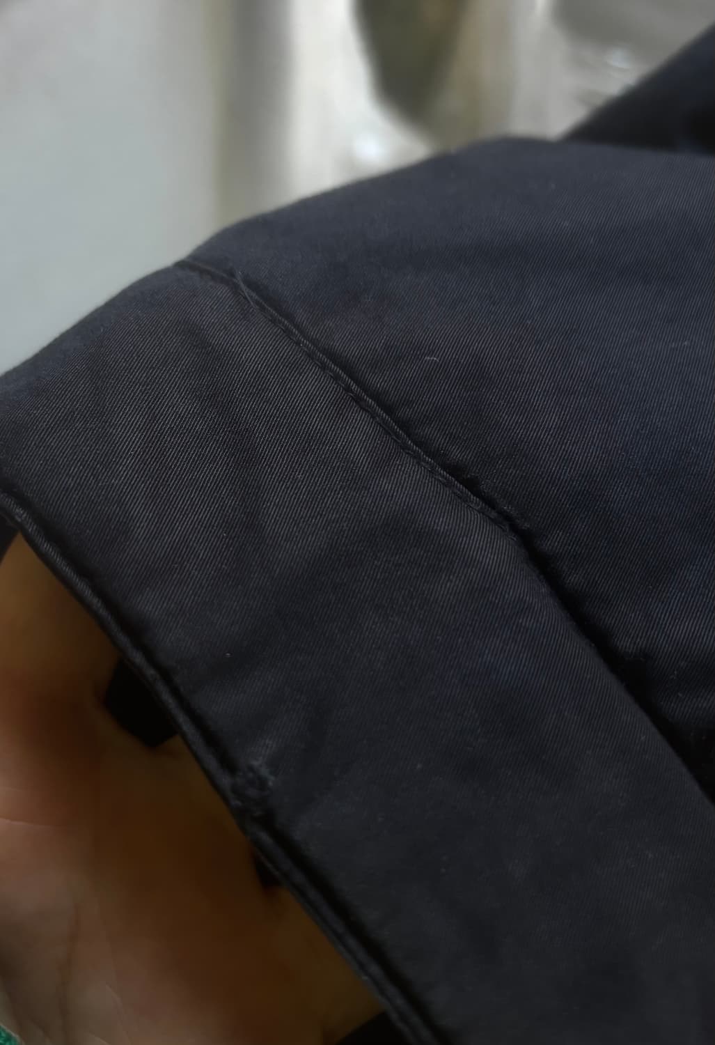 커버낫 피쉬 테일 패딩 야상 블랙  상품이미지7