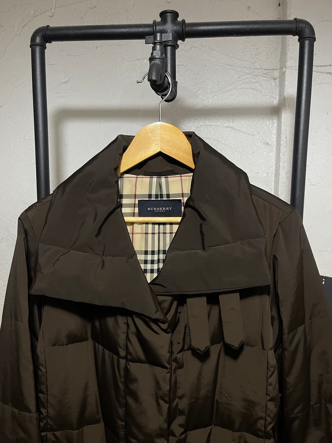 빈티지 버버리 다운 롱패딩 상품이미지2