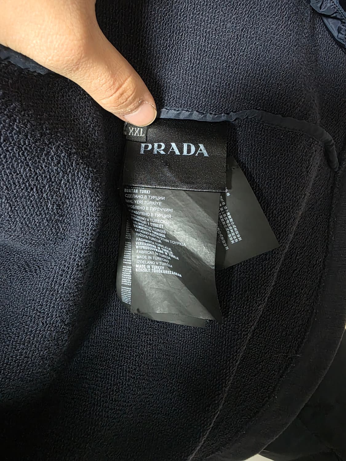 Prada sports 2015 navy hood nylon jacket 상품이미지6
