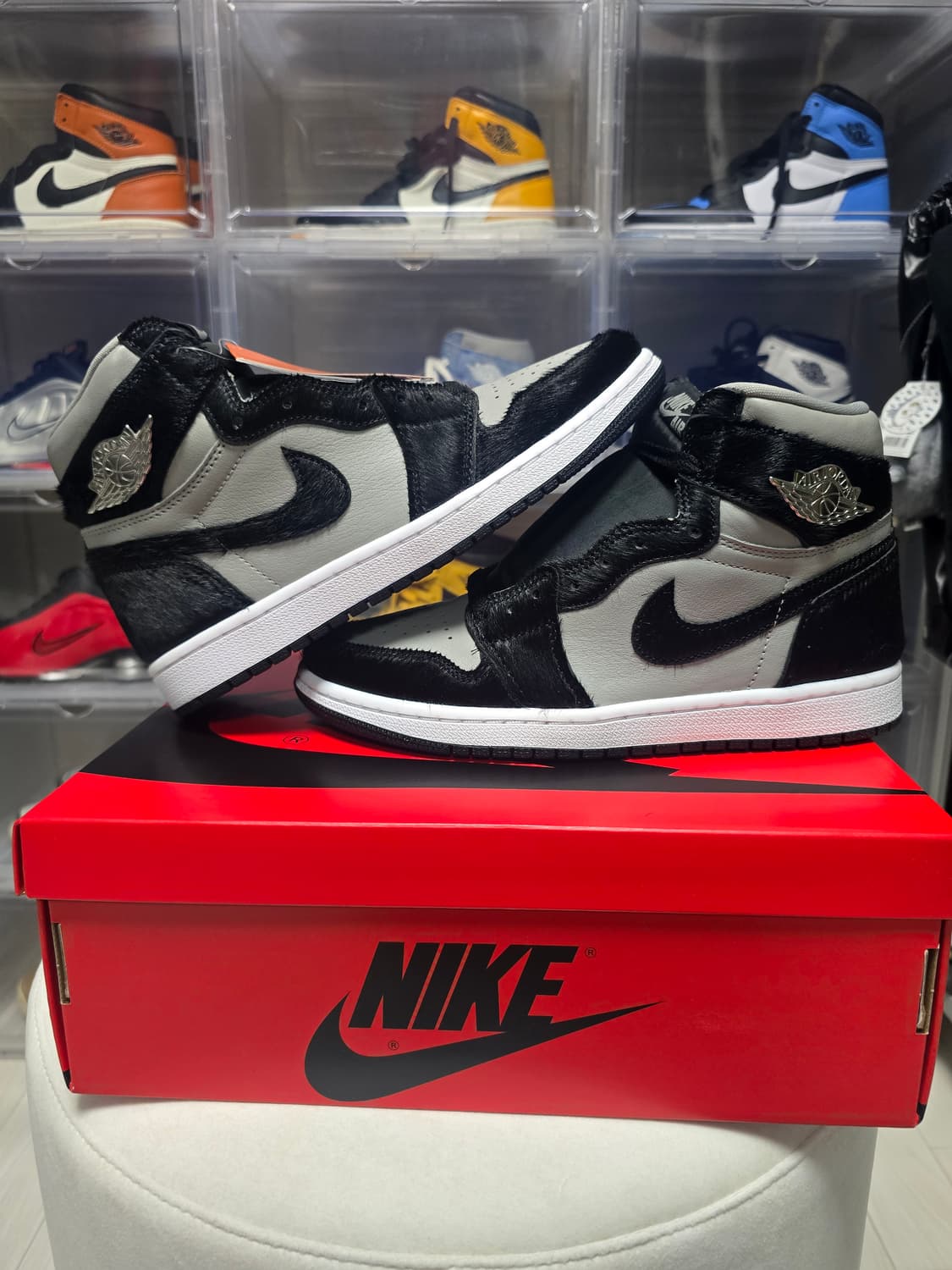 조던 1 레트로 하이 OG 미디움 그레이  상품이미지4