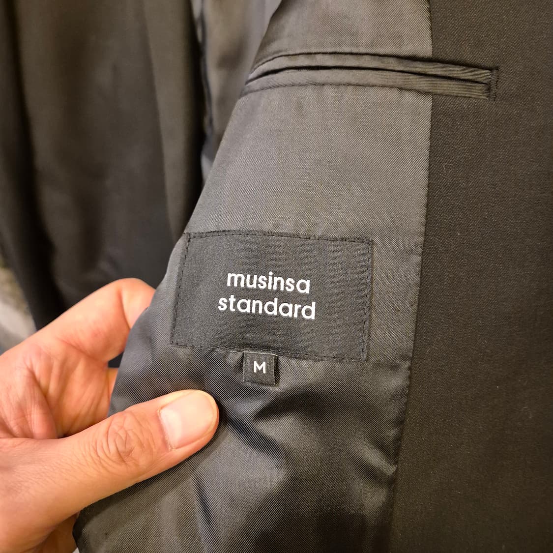 M 무신사 블랙 블레이져  상품이미지3