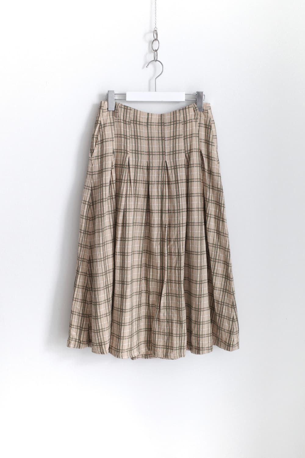 check pleats skirt 상품이미지1