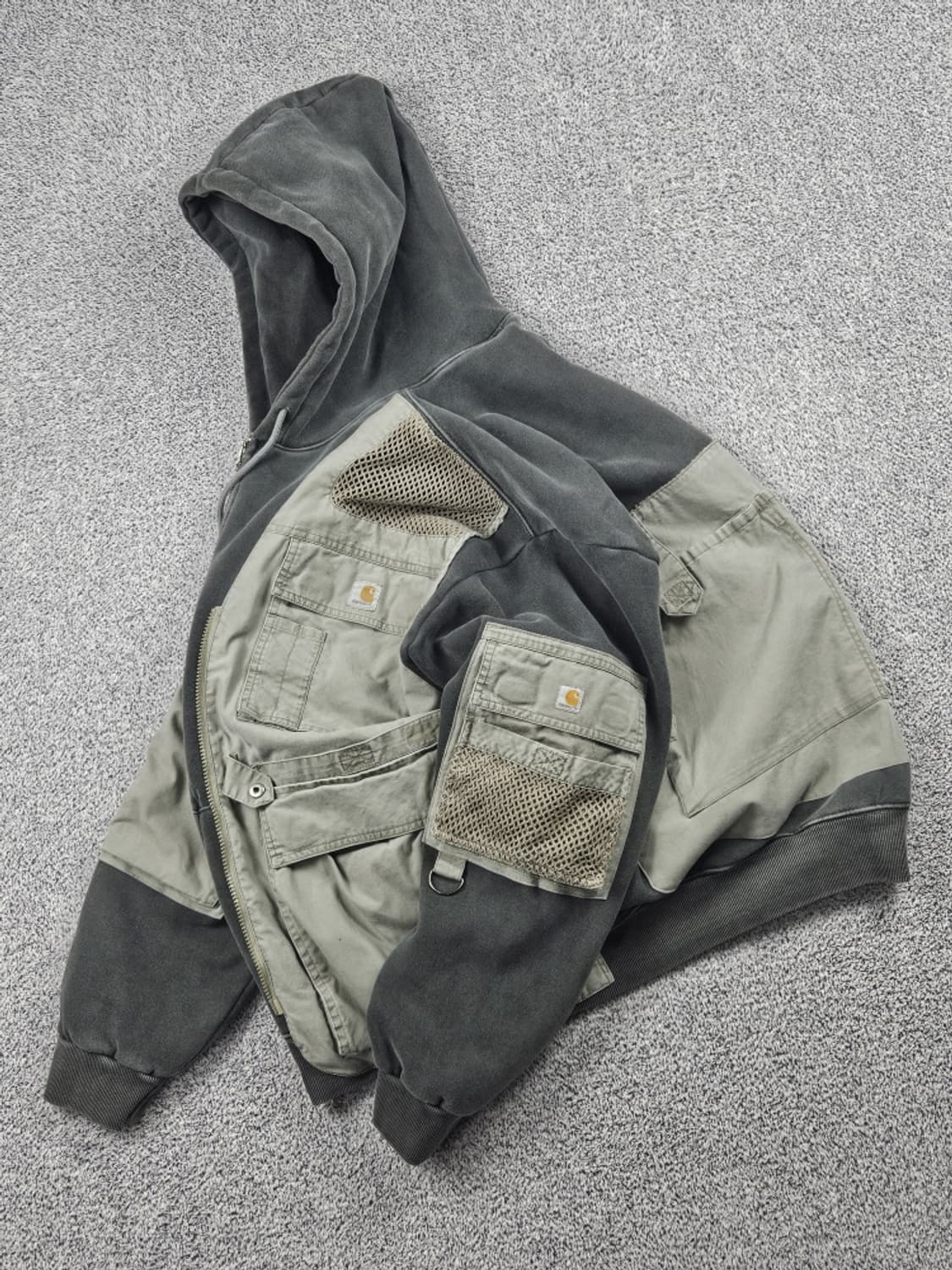 칼하트 포켓 베스트 믹스 커스텀 후드집업 (상세설명참조)/ 10097 상품이미지3