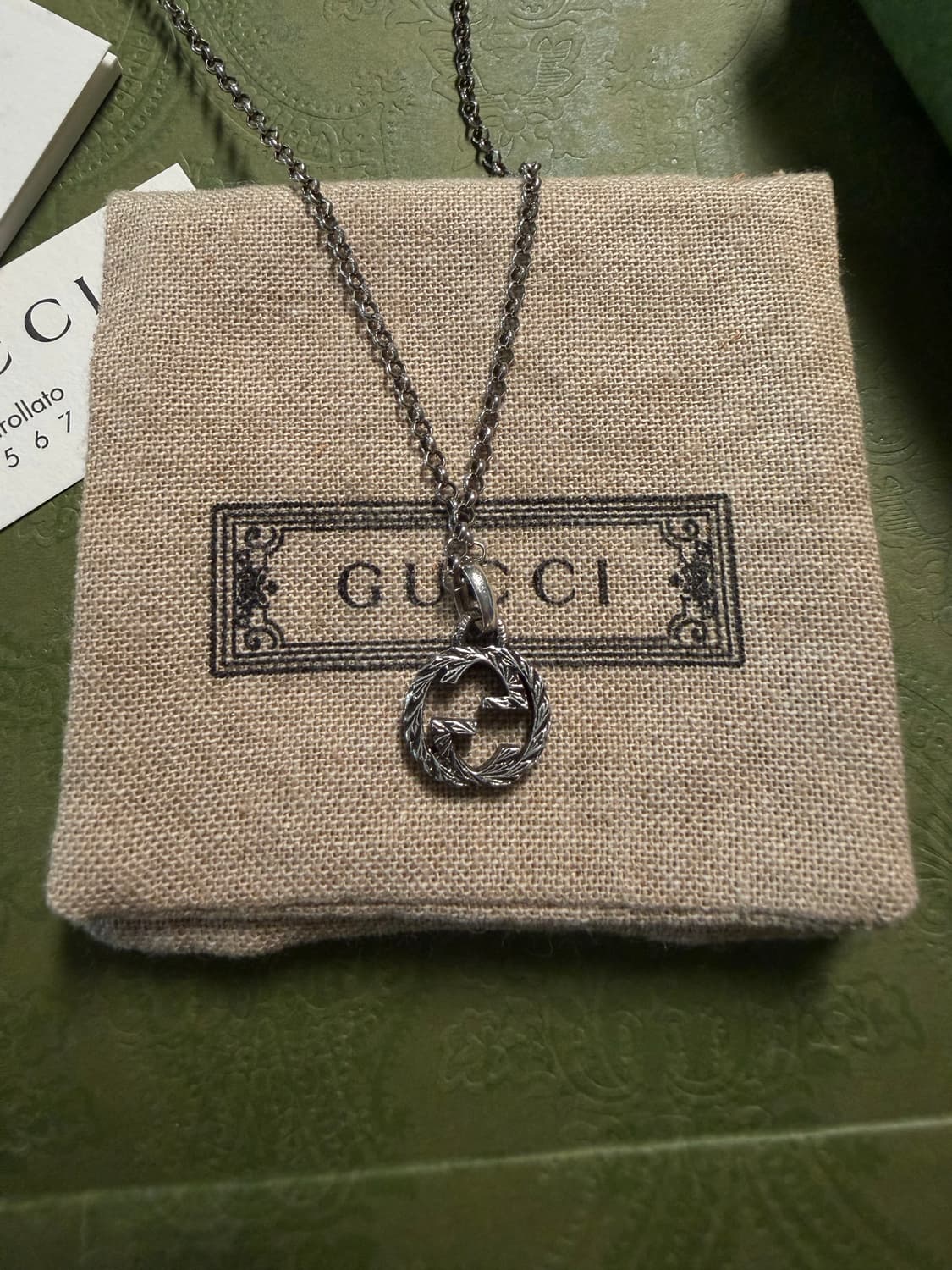 Gucci 인터로킹 G 목걸이 상품이미지1