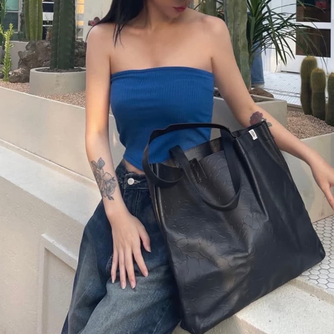 베이프 가죽 숄더백 에코백 토트백 잡지부록 정품 상품이미지1