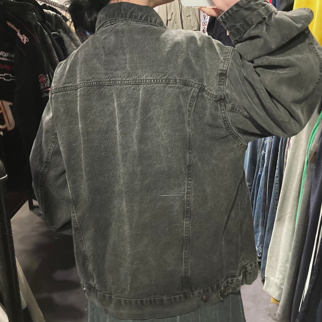[IM] vtg 흑청 데님 자켓 상품이미지6