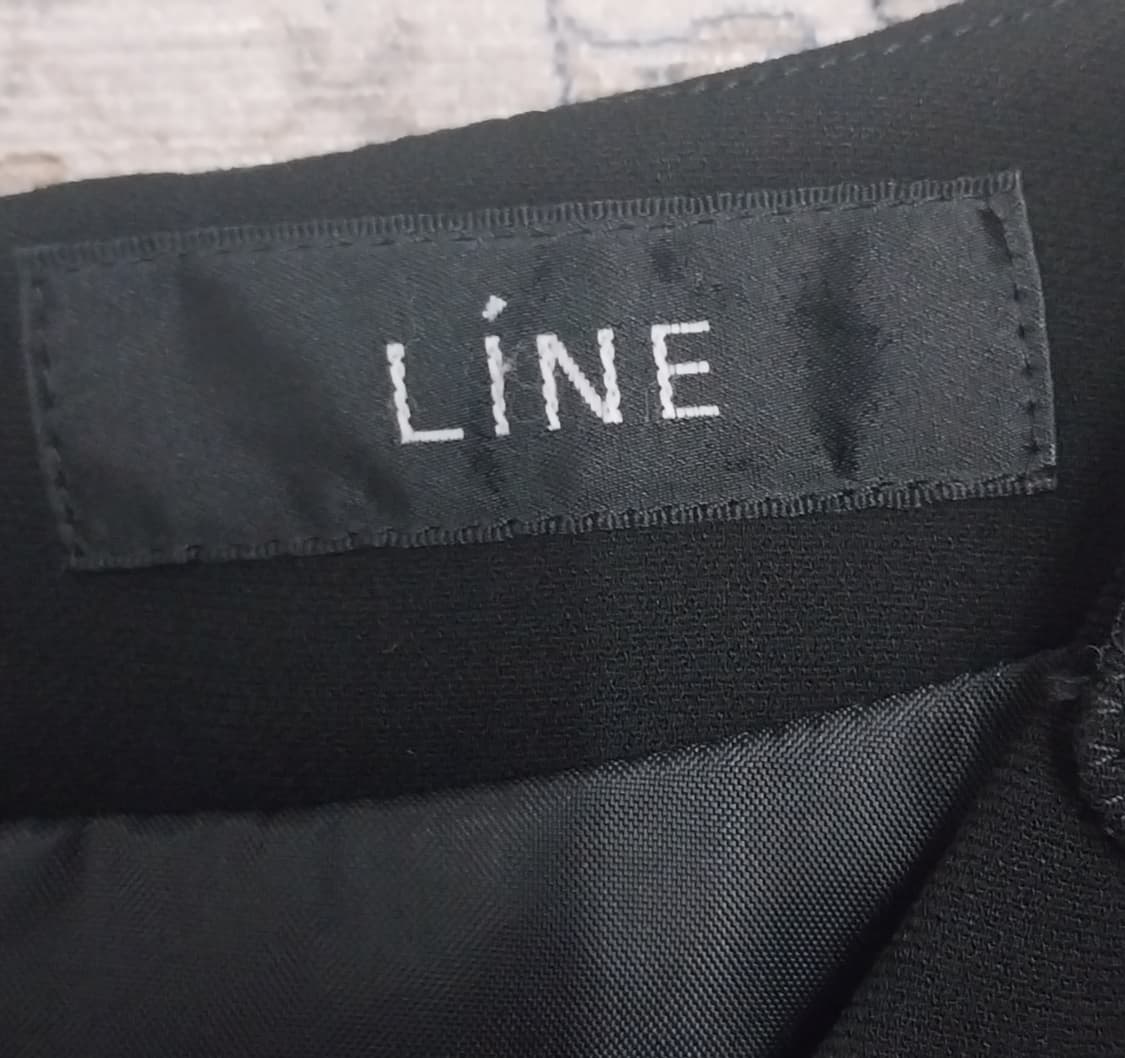 Line 블랙 긴팔 원피스 (44까지) 상품이미지3