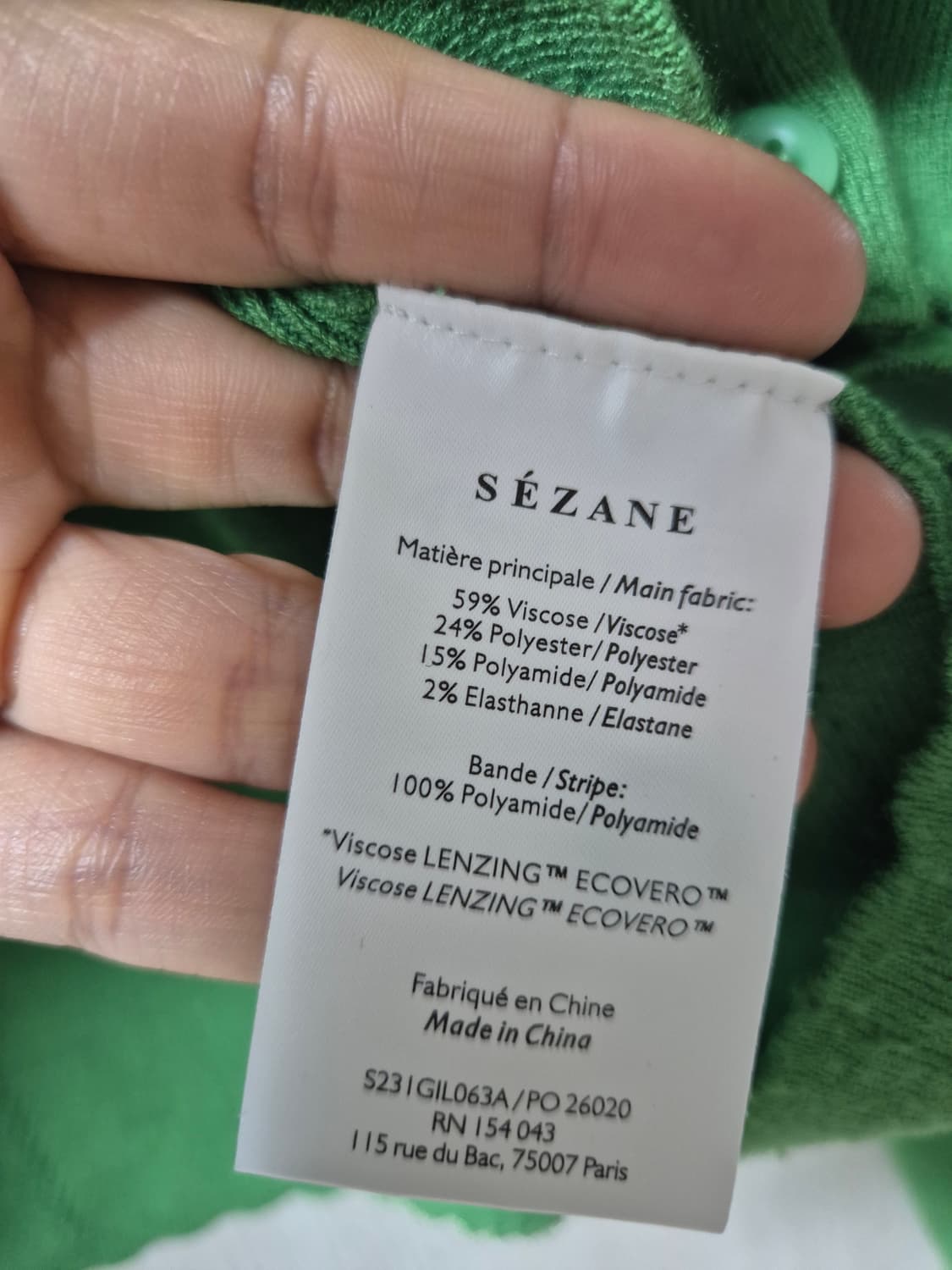 SEZANE 세잔 세잔느 니트 가디건 M 상품이미지4