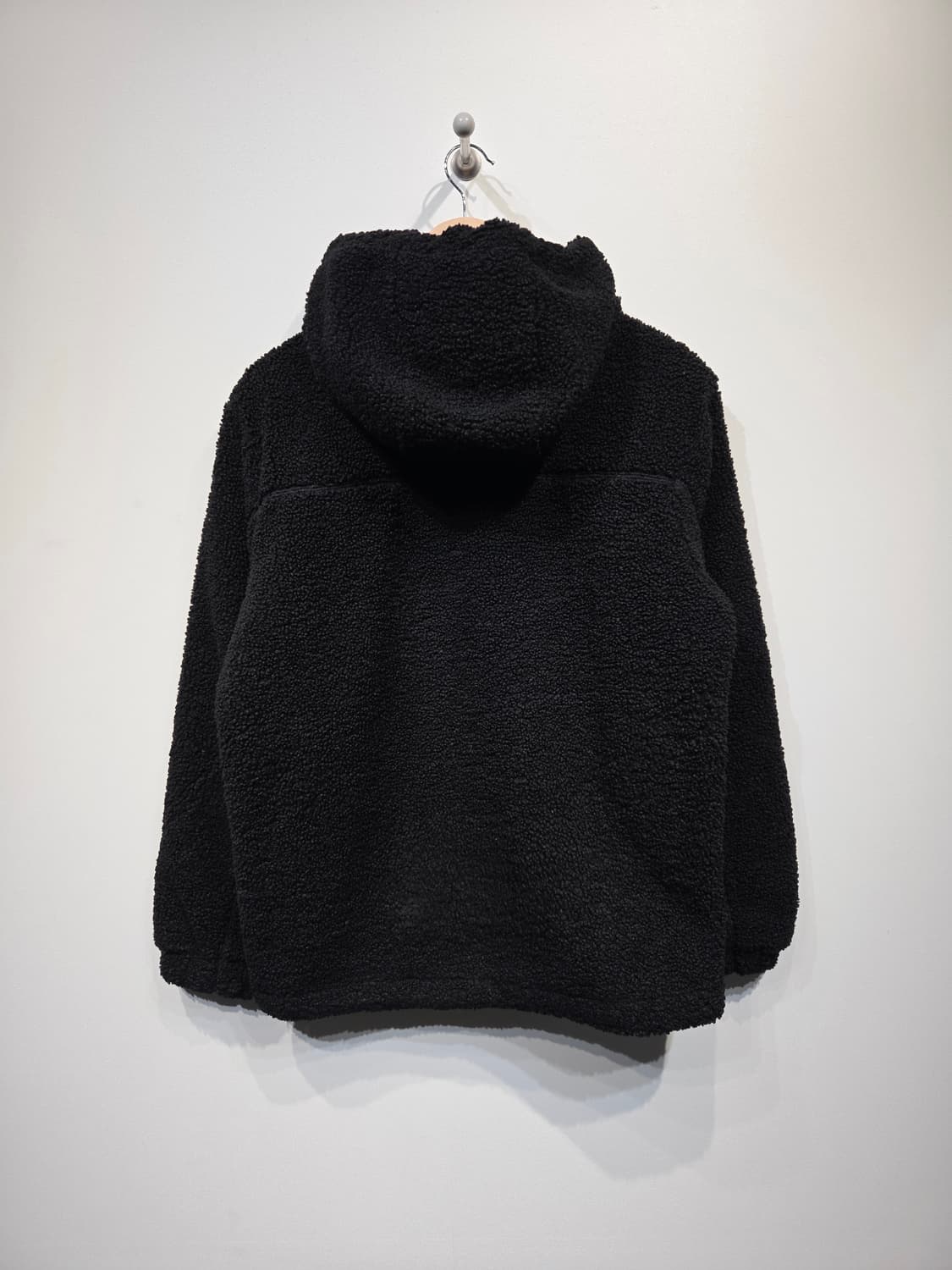 몽벨 후드 뽀글이 플리스 패딩 자켓 블랙 상품이미지6