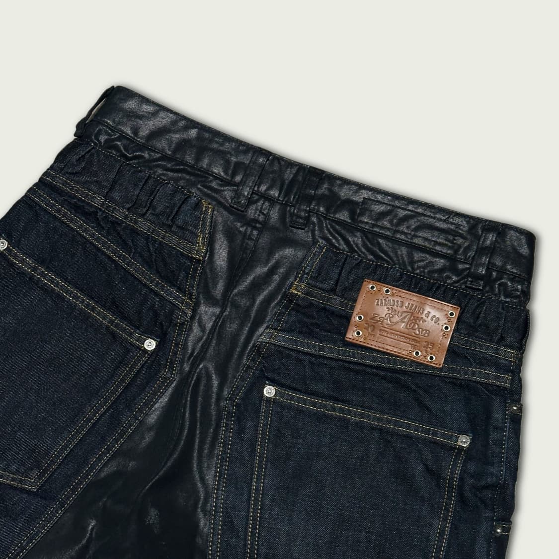 자라x앤더슨벨 컴바인드 레이어드 진 상품이미지8