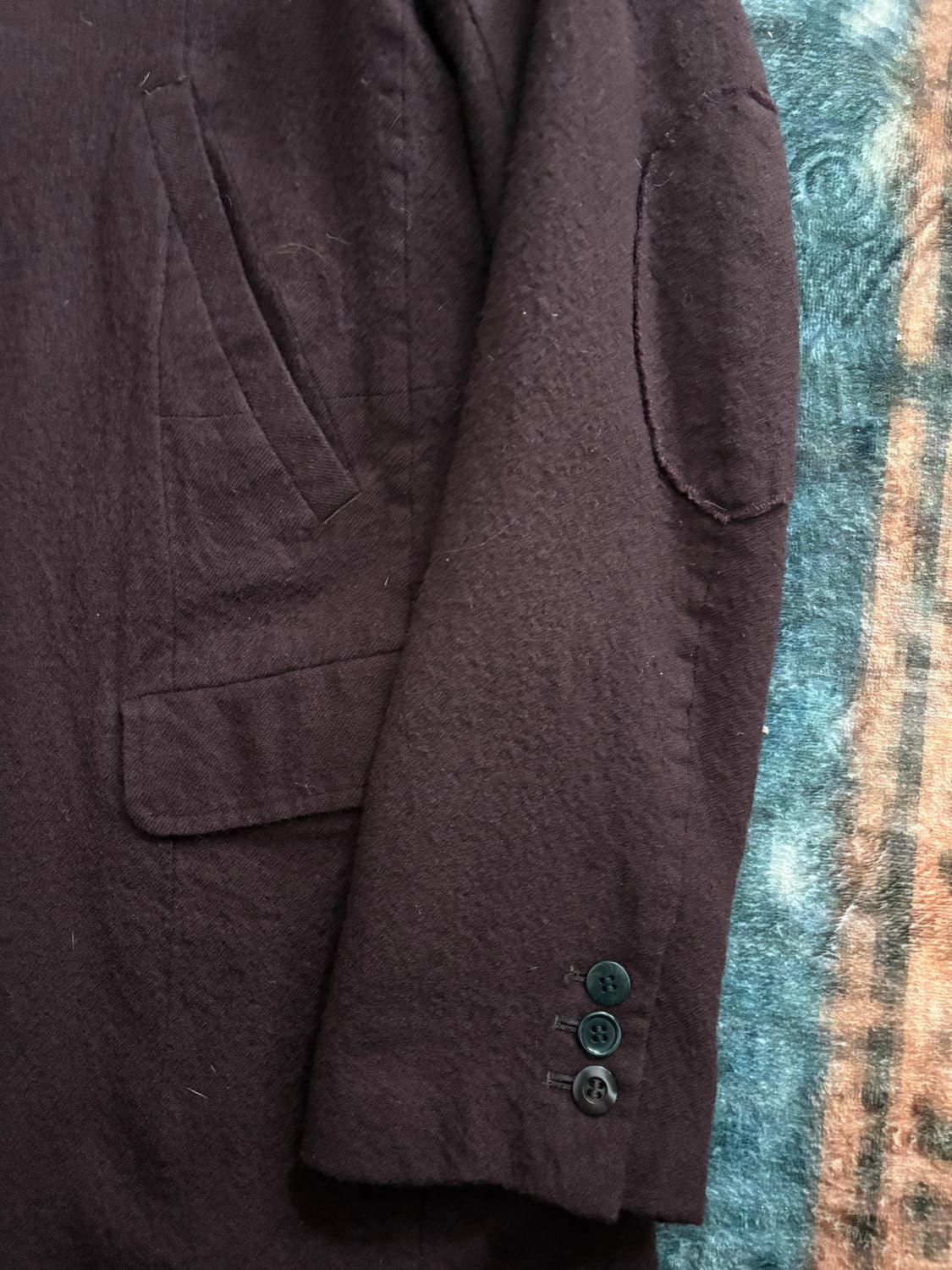 TTF✳️2012AW 언더커버 축융 울 코트 상품이미지6