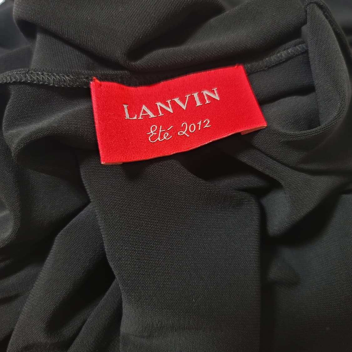 랑방 파리 언발란스 드레스 원피스 (55~날씬66) 상태최상 상품이미지6