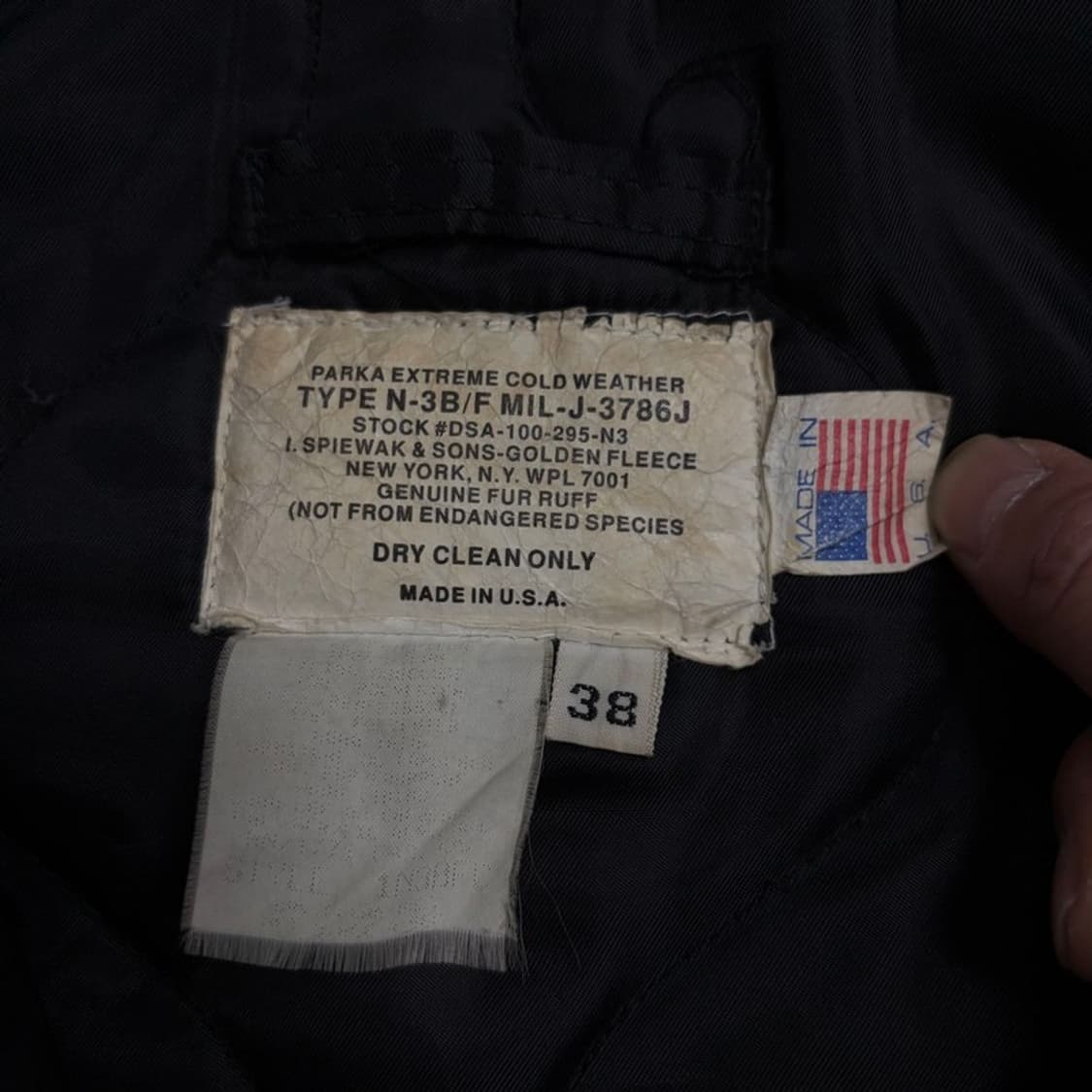 USA n3b 밀리터리 파카 v1785 상품이미지7