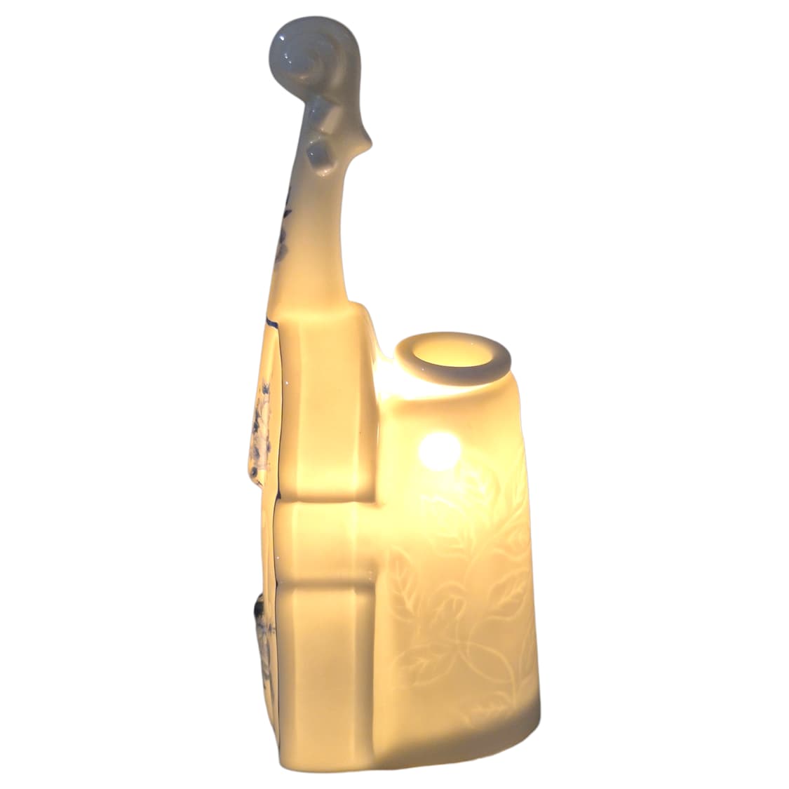 80s 이탈리아 드먼 플로랄 바이올린 탁상 램프 상품이미지2