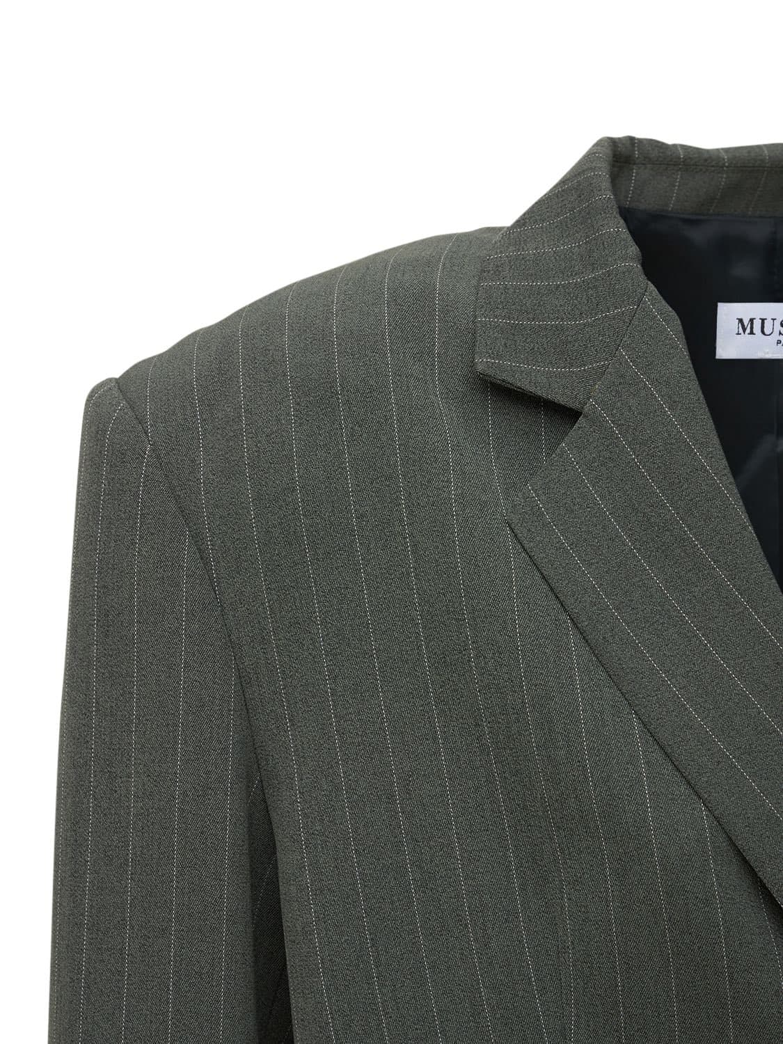Musier Paris 빈티지 무드 오버핏 핀스트라이프 테일러드 자켓 상품이미지4