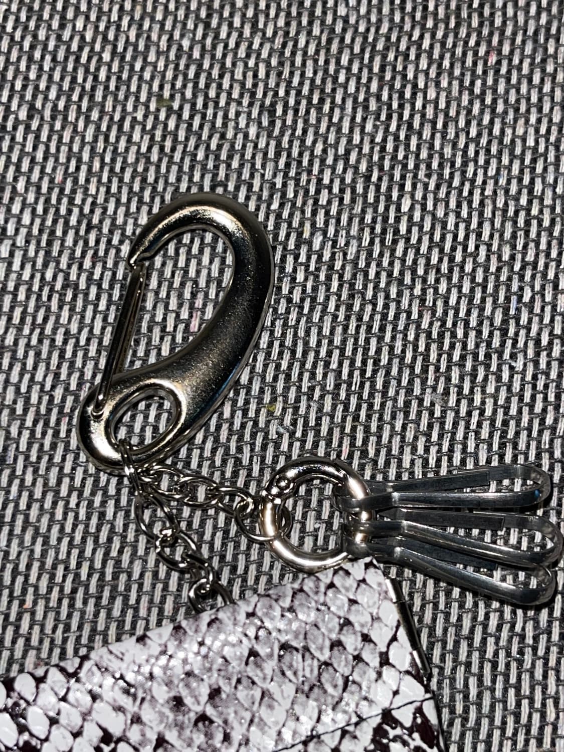 파이톤 레더 파우치 키링 세트 상품이미지6