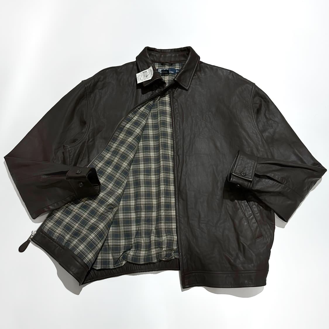 폴로 90's 맥스웰 레더 블루종 자켓 상품이미지1