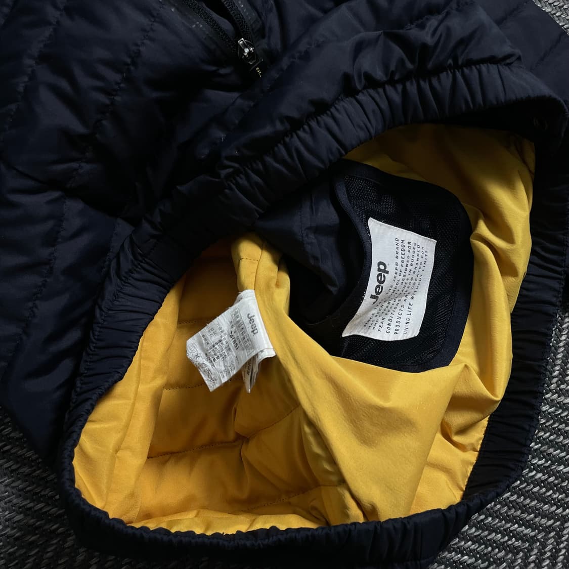 Jeep 덕다운 버튼 경량 패딩 자켓 네이비o 4957 상품이미지5