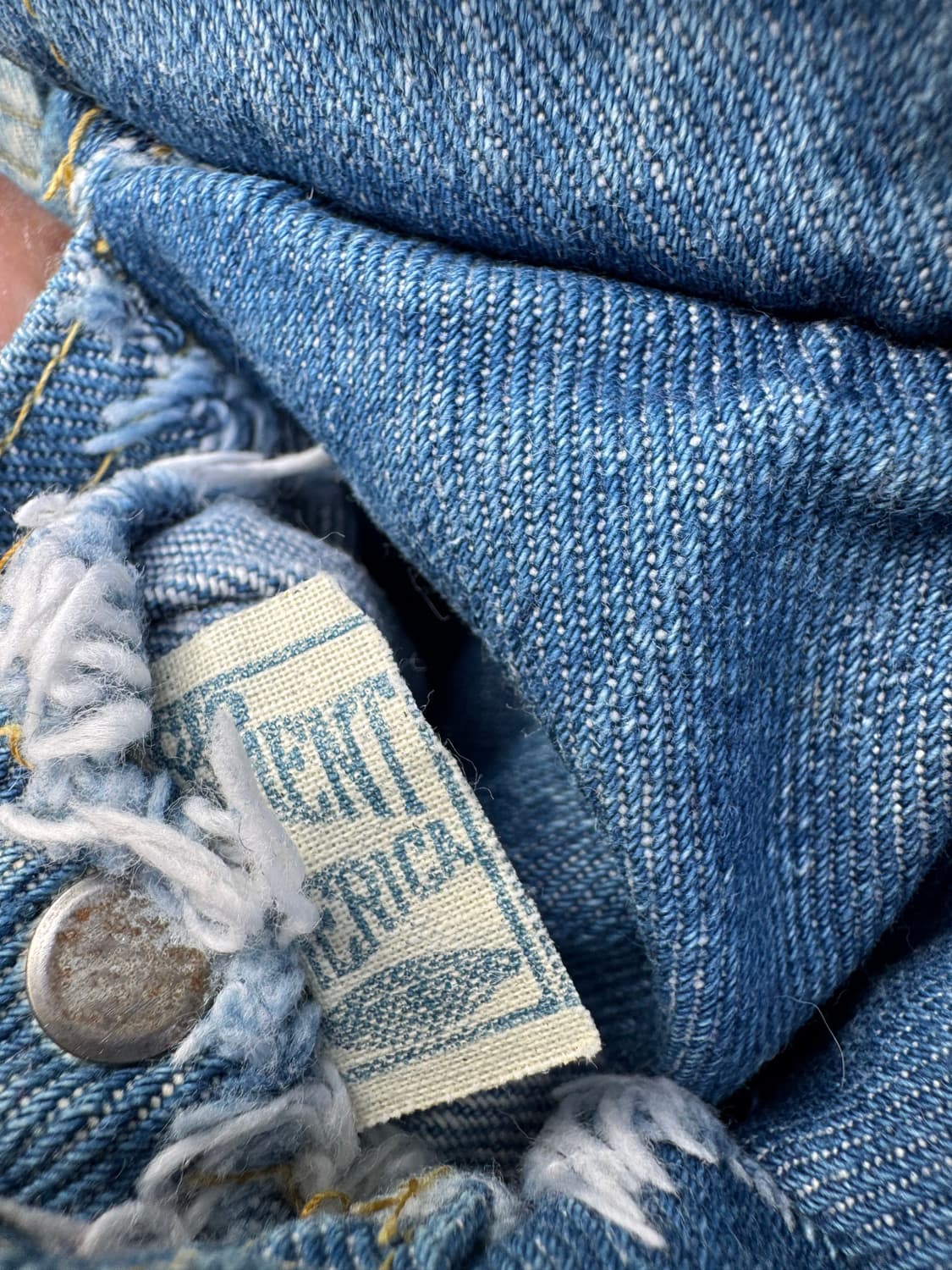 70~80s lee 빈티지 스톰라이더 하드페이딩 워싱 데님 트러커 자켓 상품이미지7