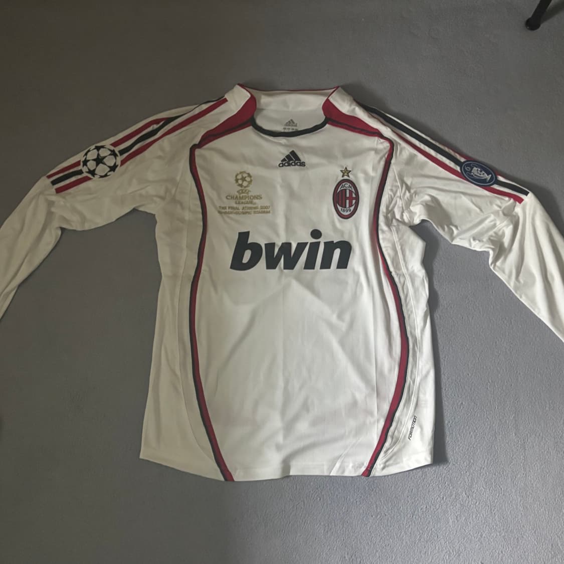 06-07 AC밀란 어웨이 긴팔 카카 OEM 마킹,패치  상품이미지1