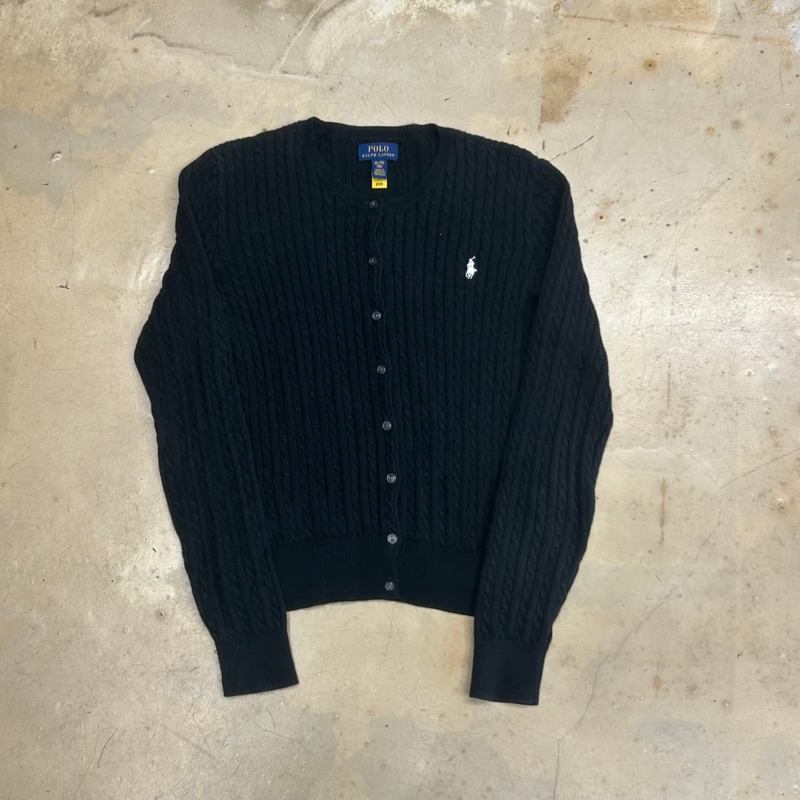 XL 폴로랄프로렌 블랙 니트 가디건 상품이미지2