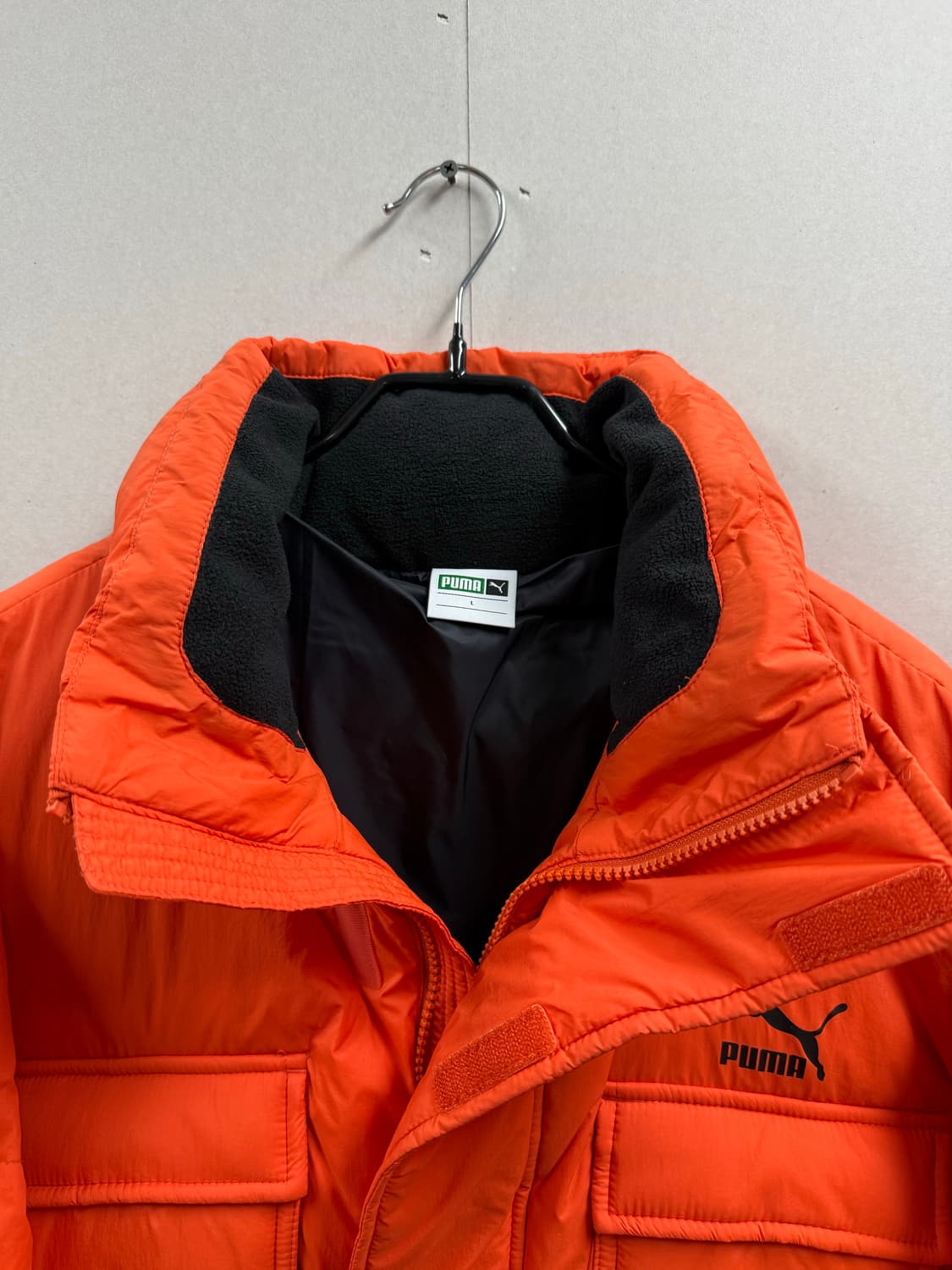 남성 100-105 / 푸마 올타임 챌린저 다운 패딩 오렌지 상품이미지6