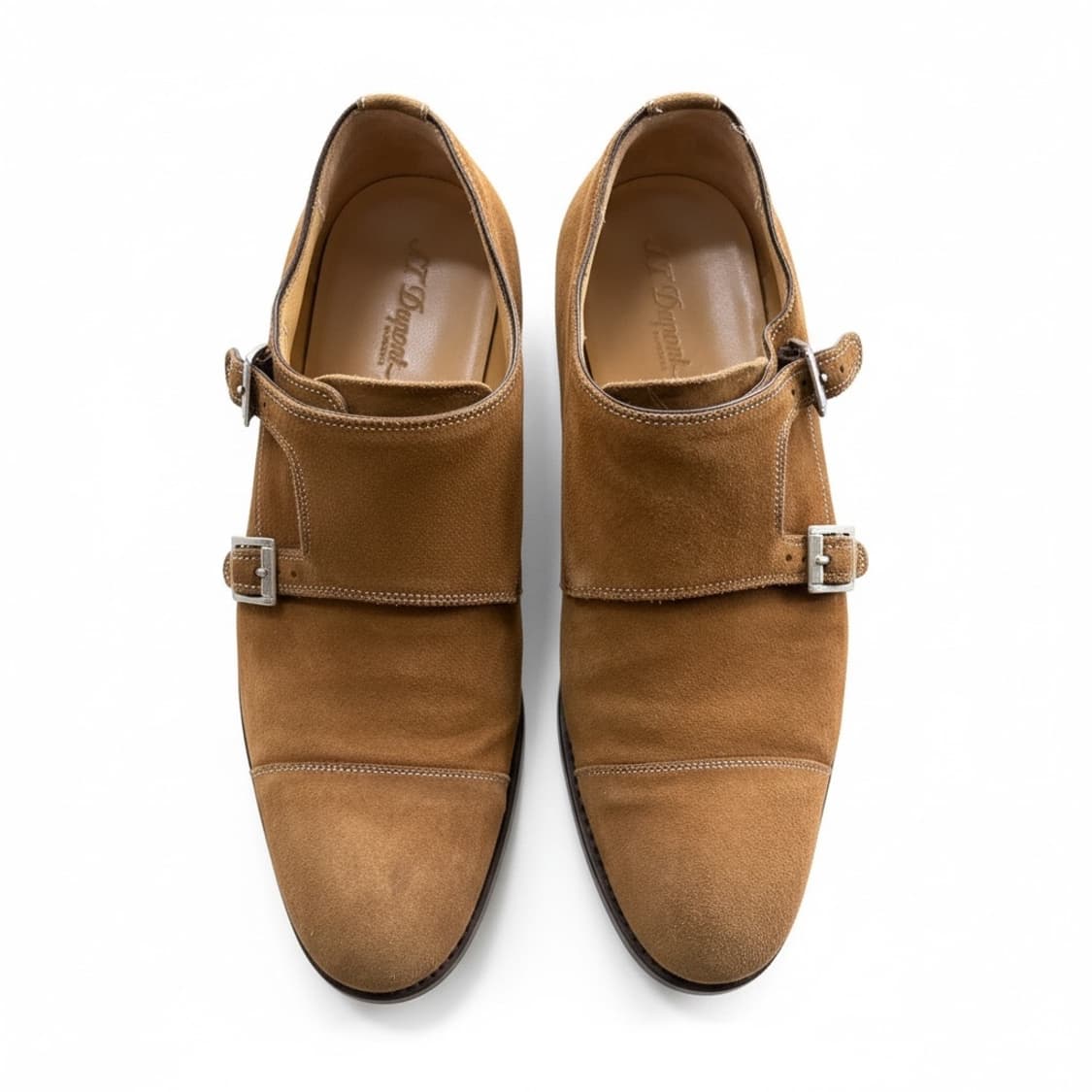 에스티 듀퐁 스웨이드 더블 몽크 스트랩 구두 41 상품이미지1