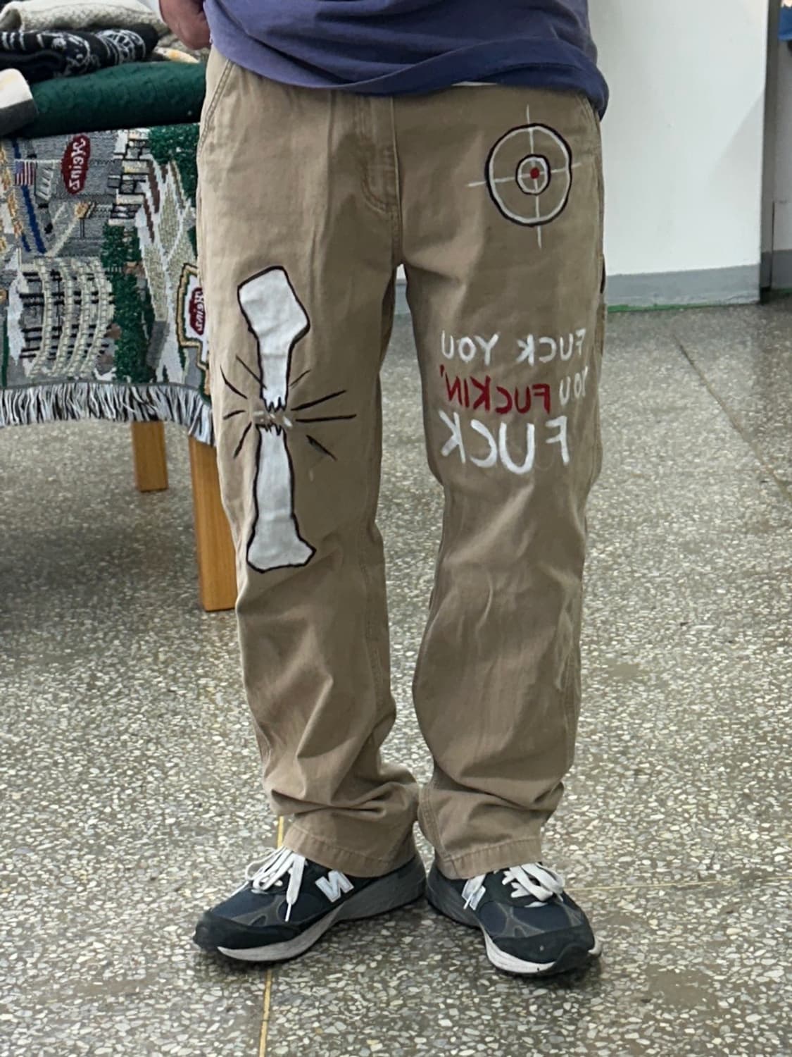 칼하트 커스텀 카펜터 팬츠 B324-DKH 34 상품이미지9