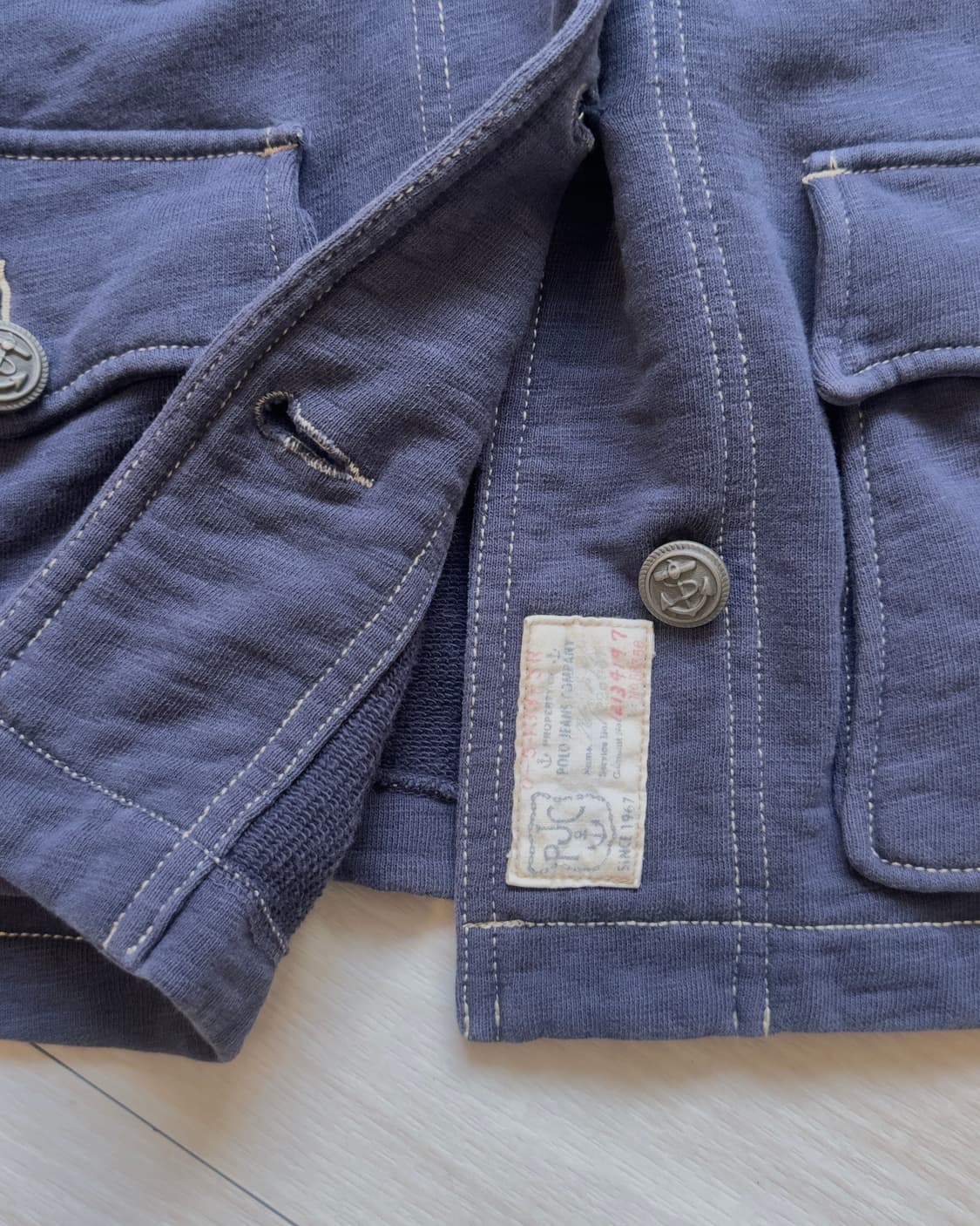 [POLO JEANS] shawl collar cotton jacket 상품이미지5