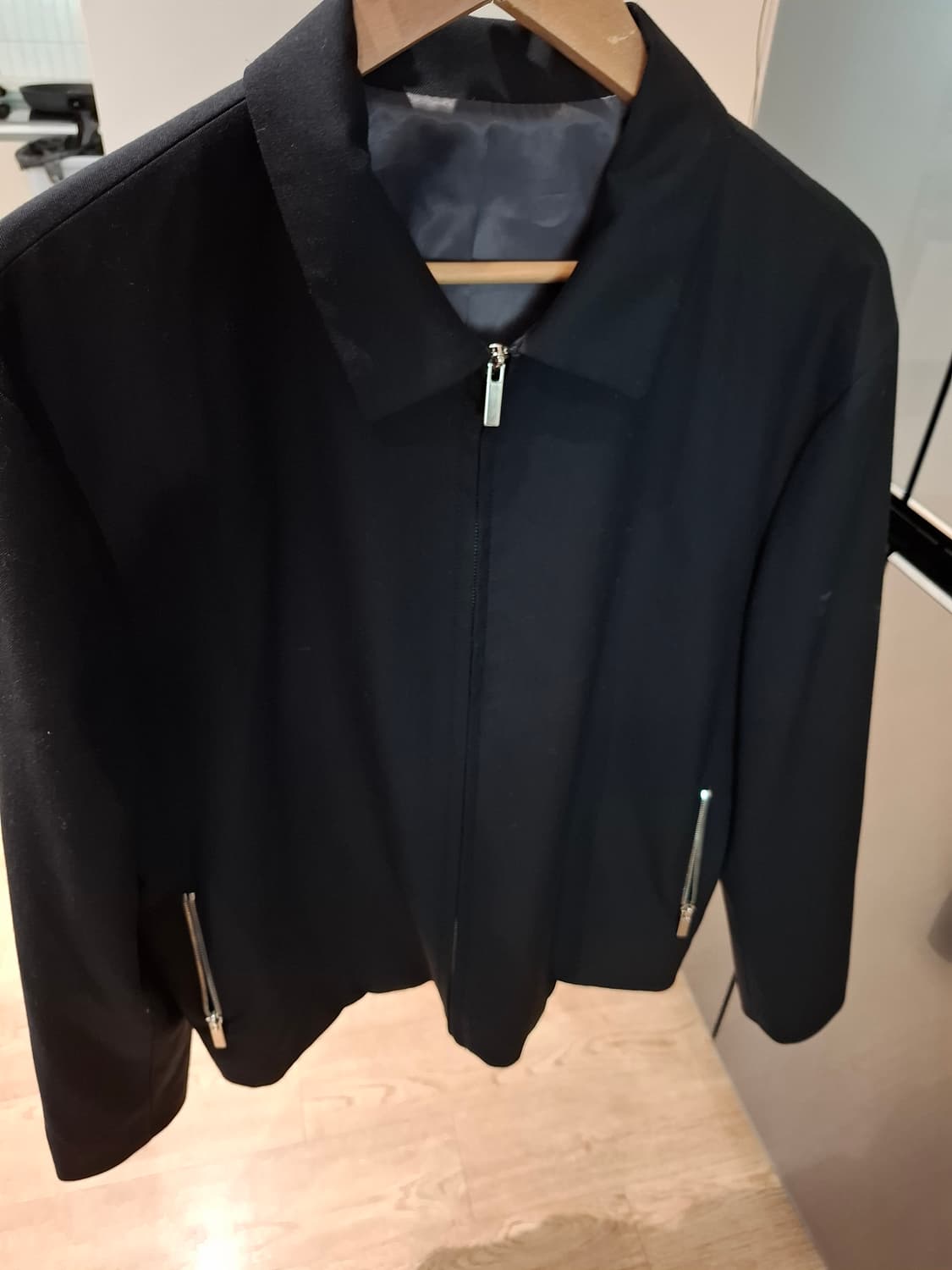 LMOOD 심플 블랙 자켓 상품이미지5