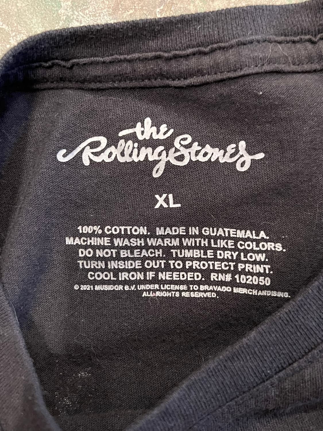 [95] 롤링스톤즈 뱀파이어 텅 로고 백프린트 밴드 반팔 티셔츠 상품이미지8