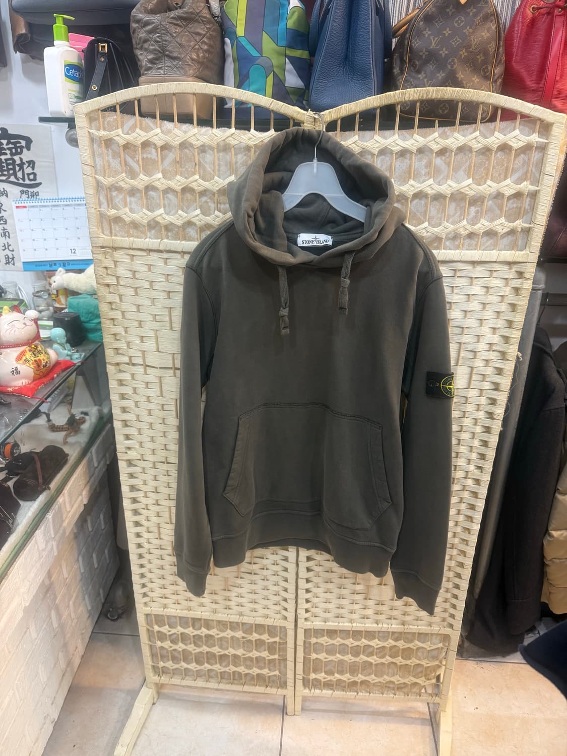 95 정품 스톤아일랜드 기모 후드티 팝니다 상품이미지1