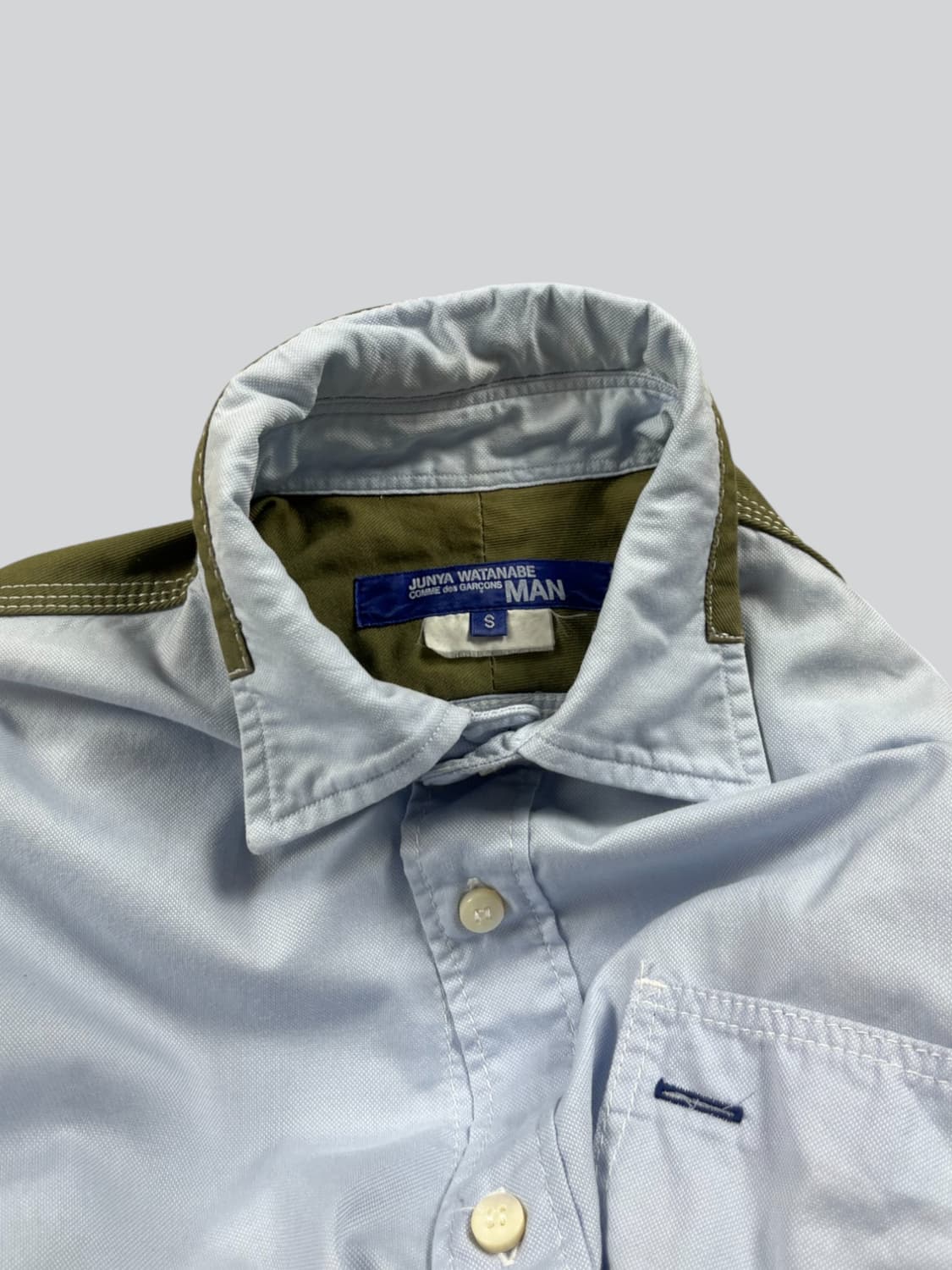 JUNYA WATANABE 카모패턴 도킹 셔츠  상품이미지3