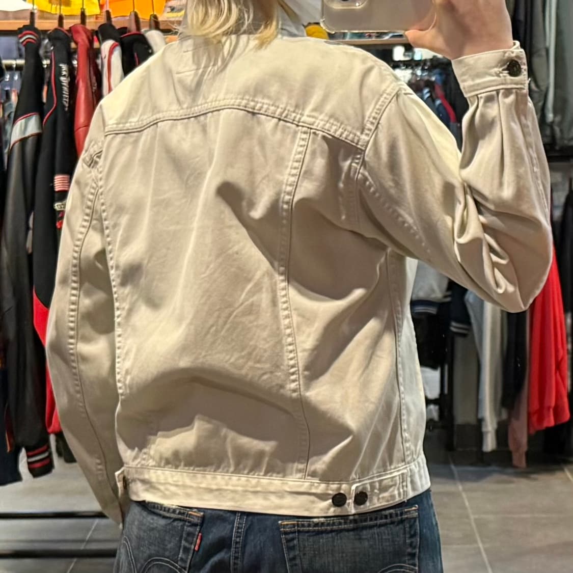 [NO.9] Levi’s 아이보리 데님 자켓 상품이미지5