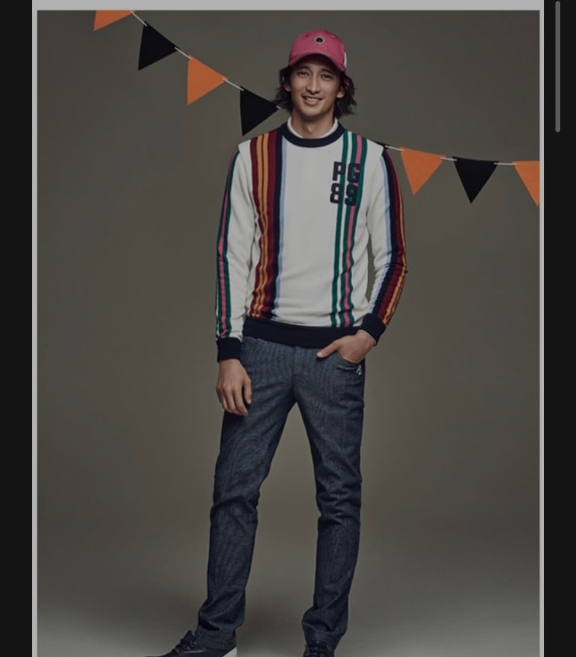 [새상품 파리게이츠 남성 스트라이프 니트 (4사이즈/95~100) 상품이미지2