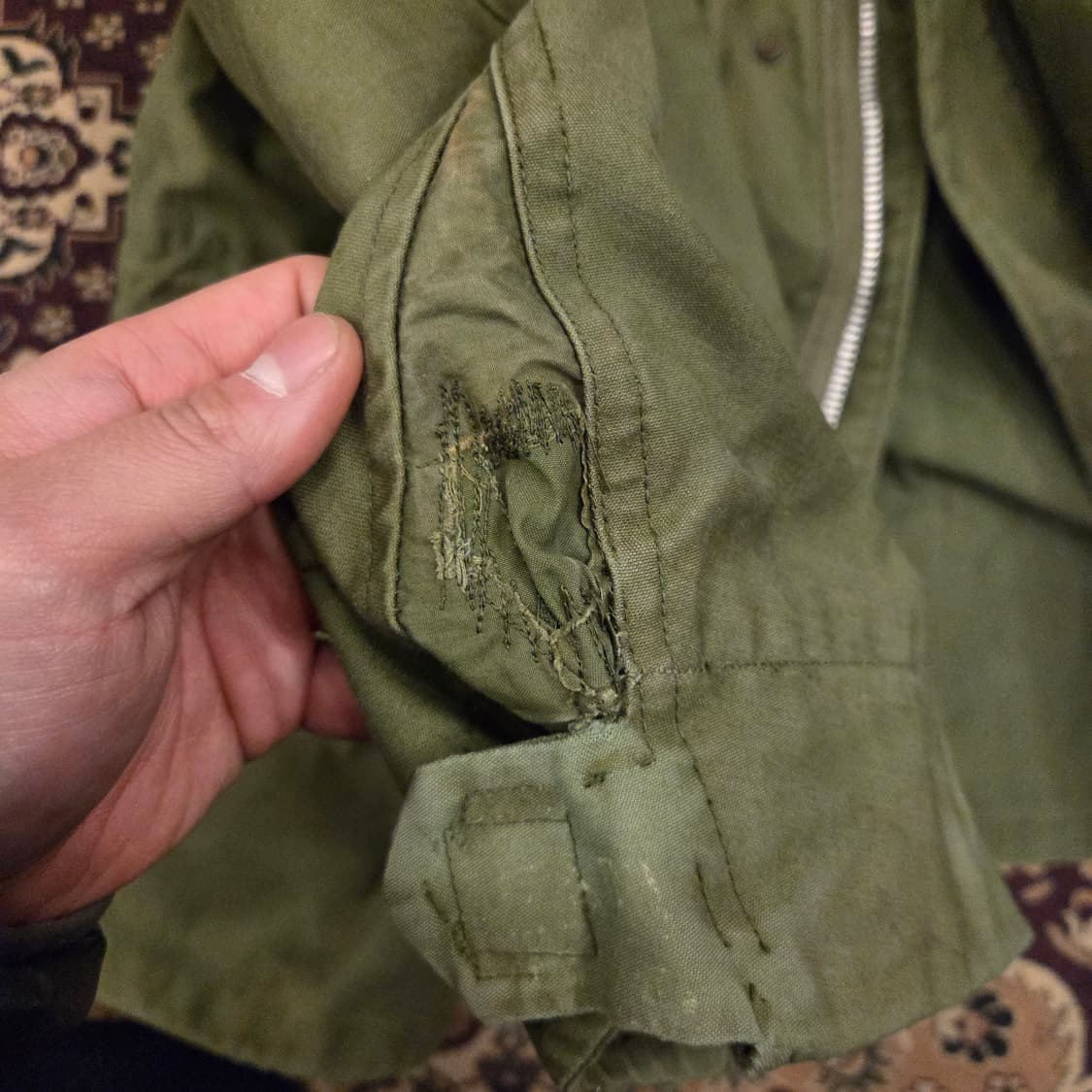 m65 필드자켓 2세대 은지퍼  m-r 상품이미지8