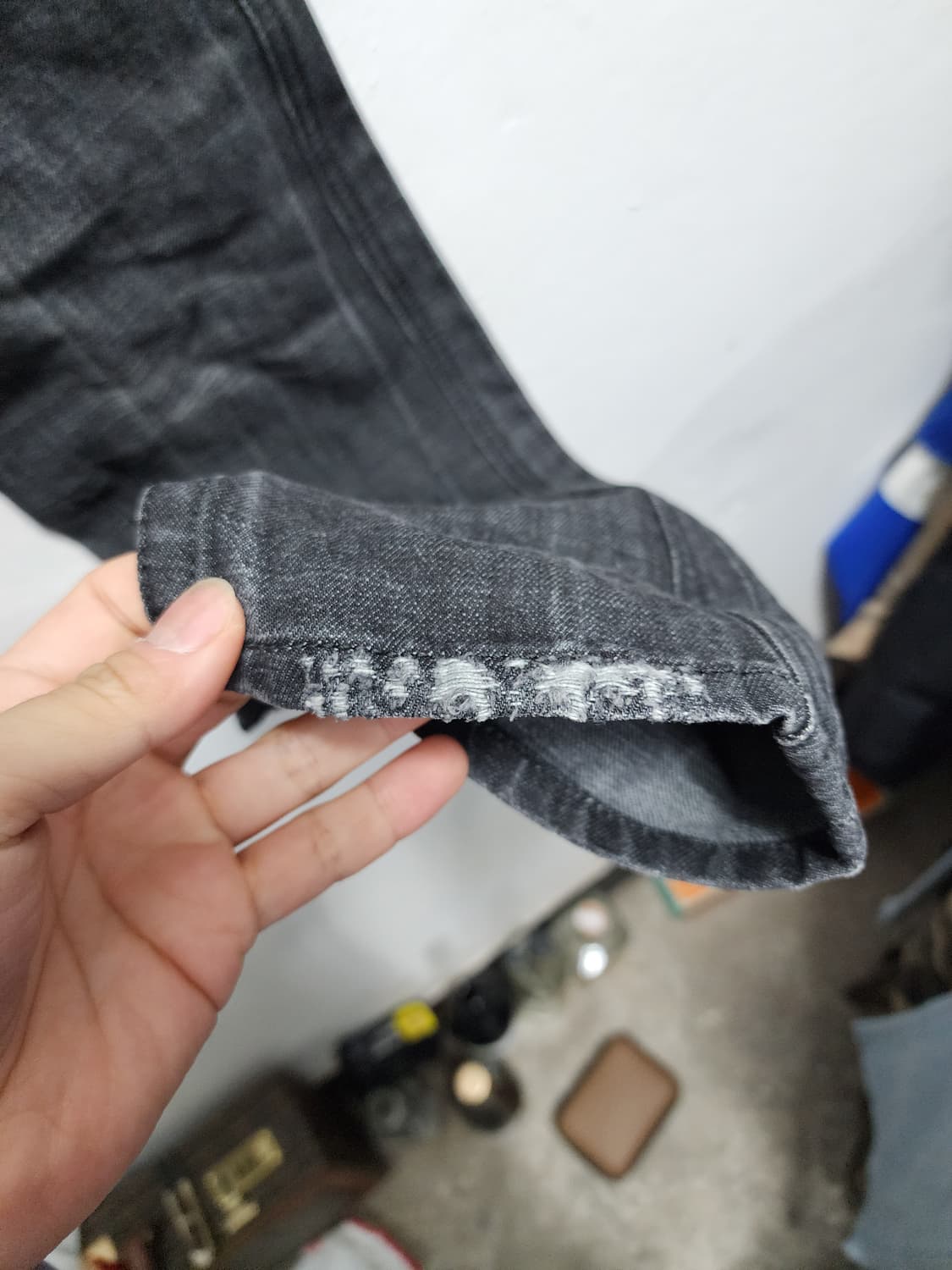 디젤 DARRON 빈티지 흑청바지 상품이미지7