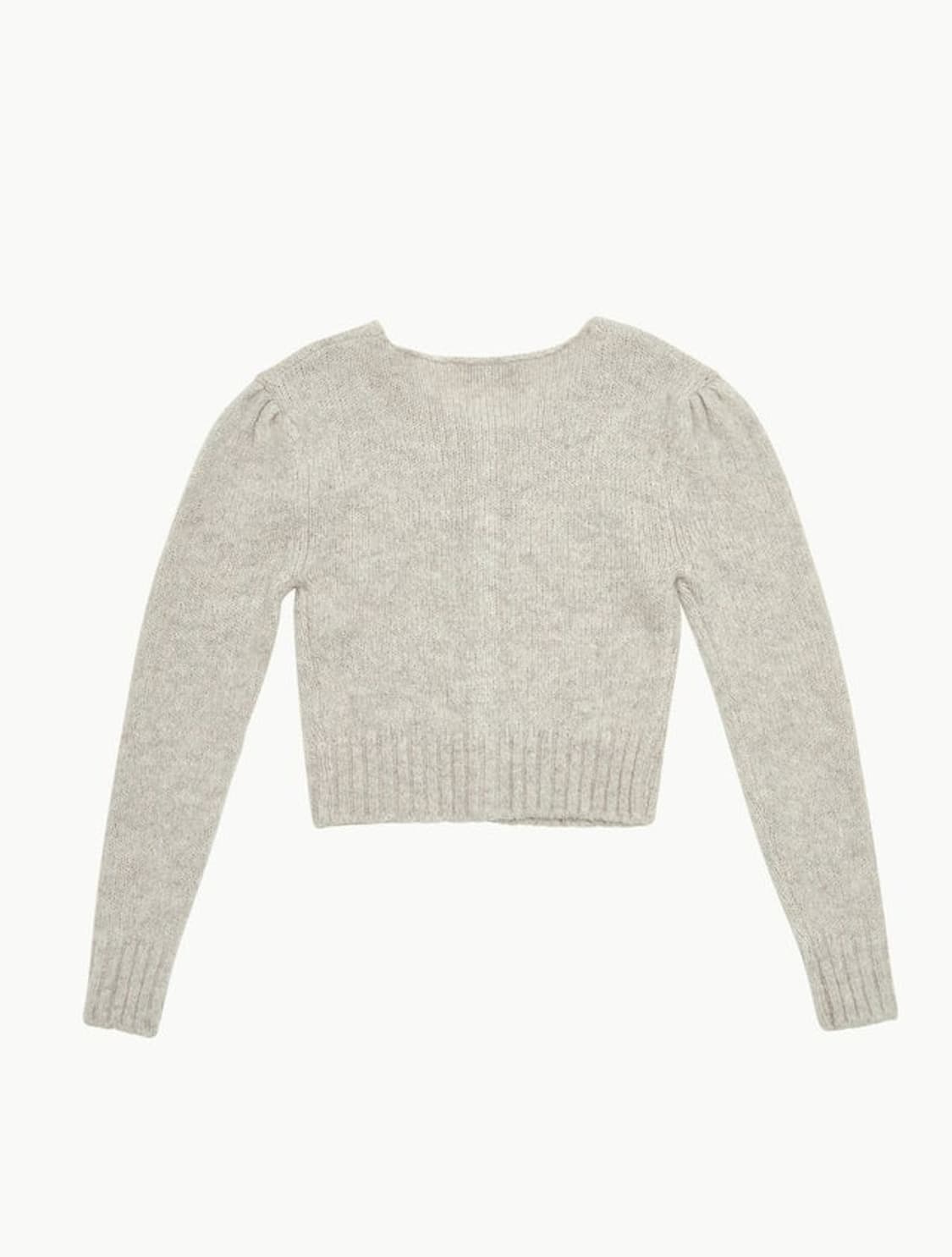 Amomento 아모멘토 시어링 크롭 가디건 상품이미지2