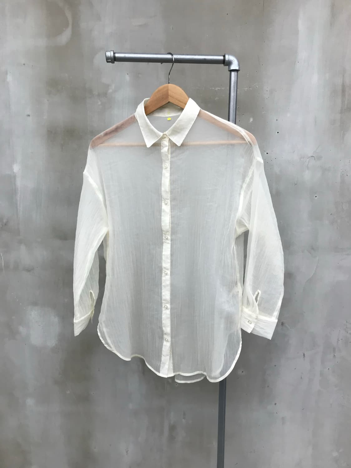 Vest*sheer shirt set 상품이미지9