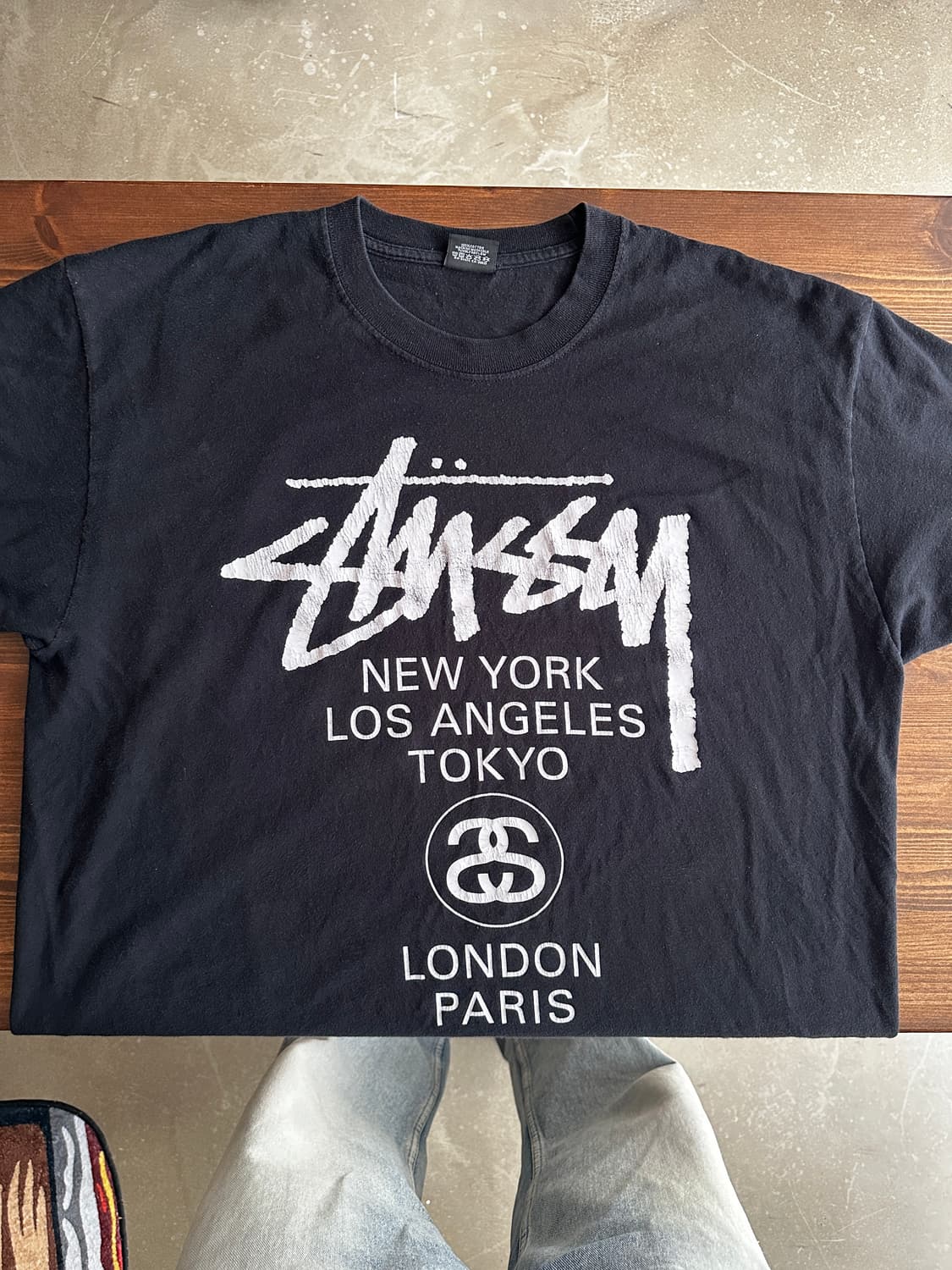 00s Stussy 스투시 월드투어 그래픽 티셔츠  상품이미지1
