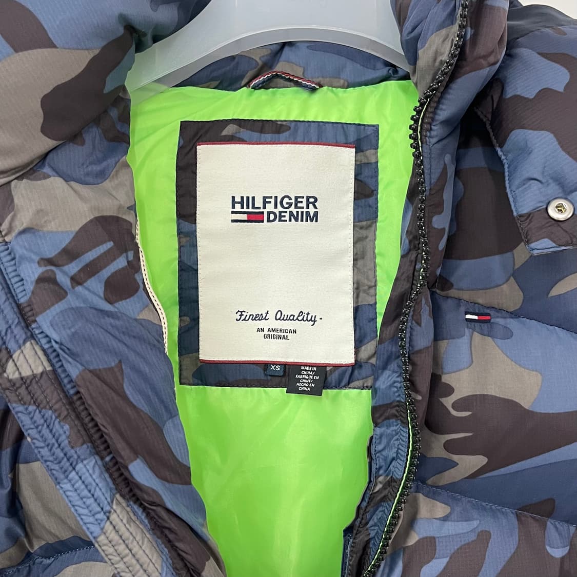 타미힐피거 자수로고 카모 패딩 점퍼 상품이미지8