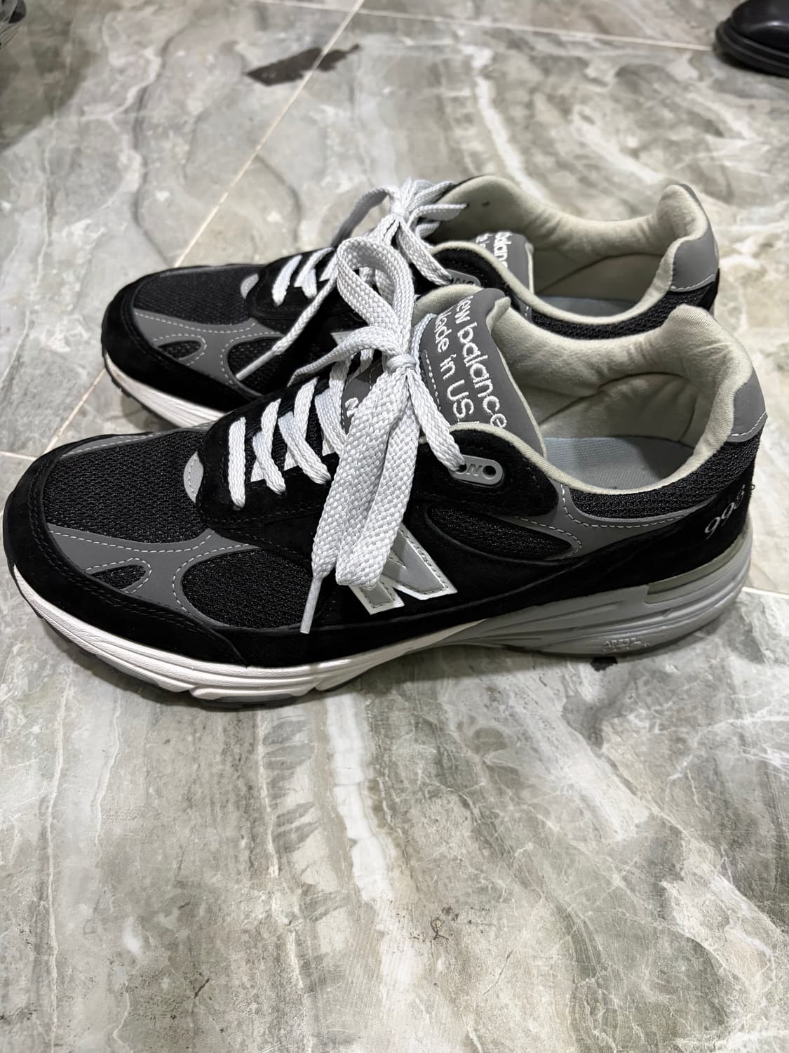 뉴발란스 993 블랙 265 발볼 D 판매합니다 상품이미지2