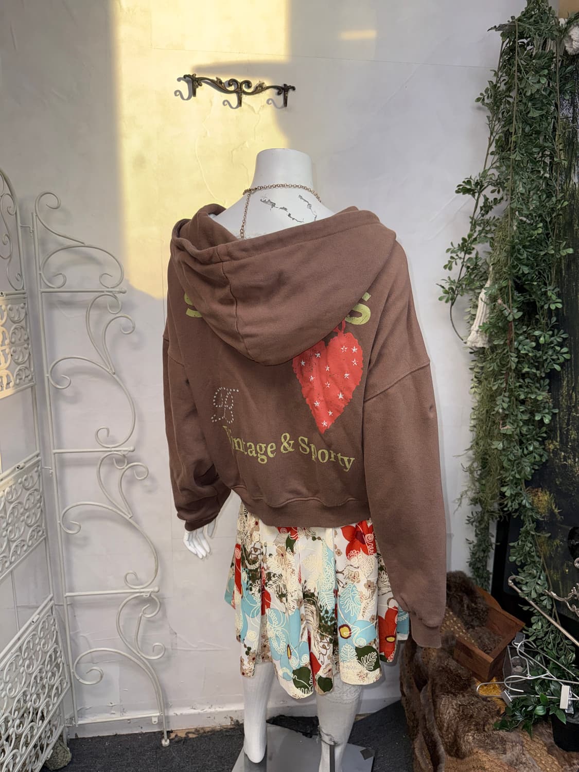 Bittercells Star Sporty hood zipup brown 상품이미지8