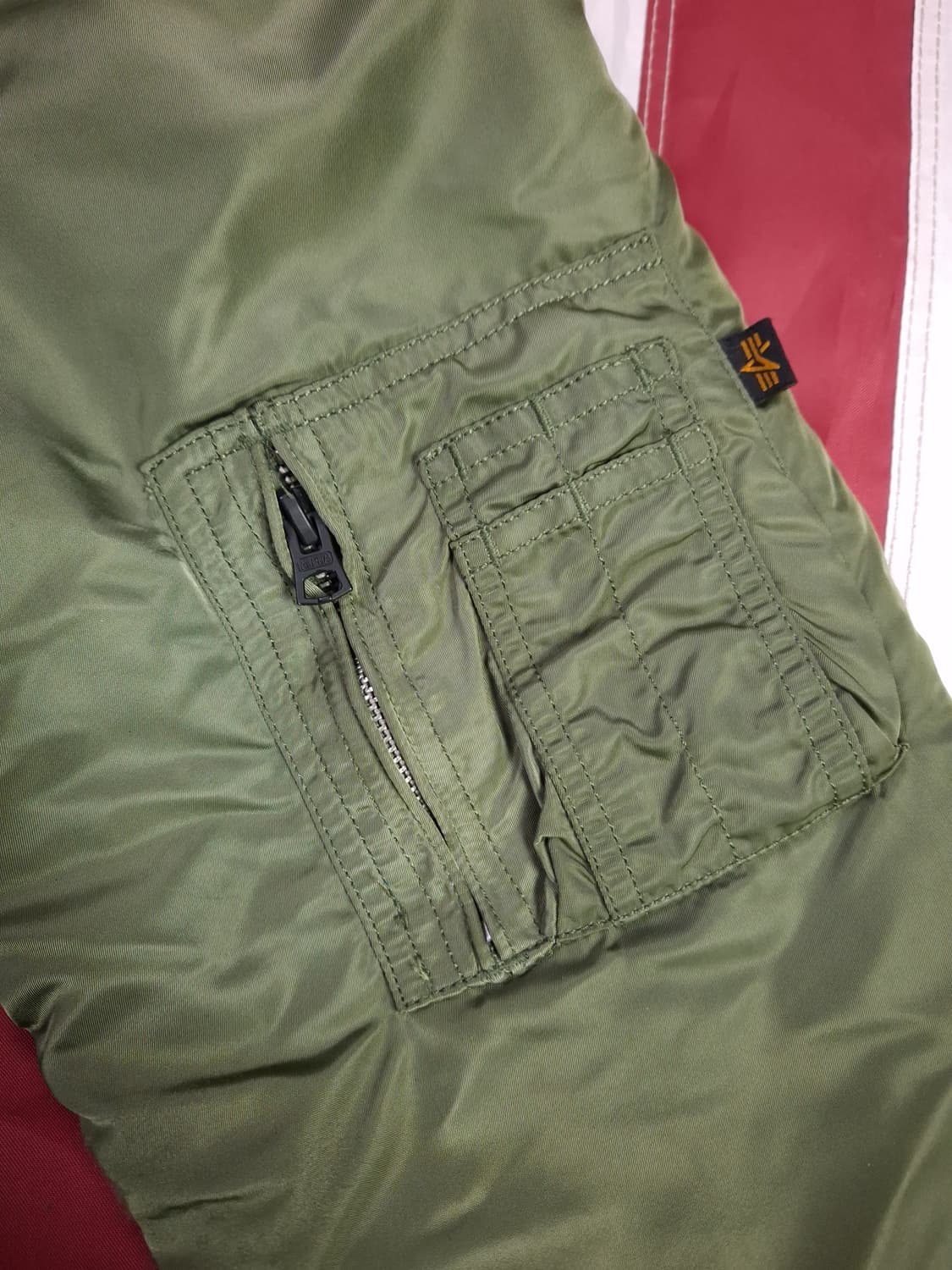 오리지날 미공군 알파사 CWU-45/P 민수용 항공점퍼 상품이미지4