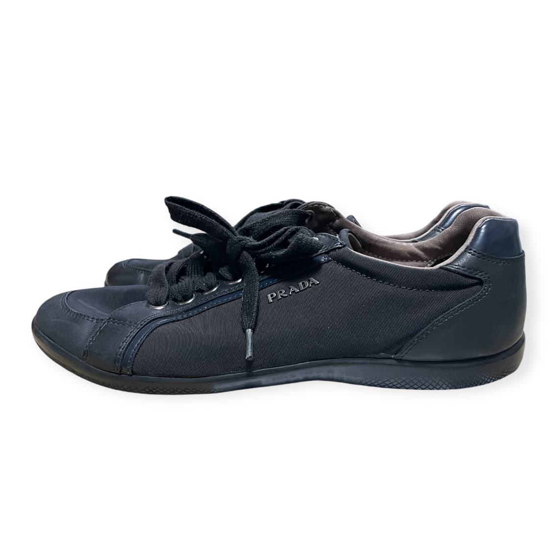265) 프라다 스포츠 레더 로고 스니커즈 트레이너 상품이미지4