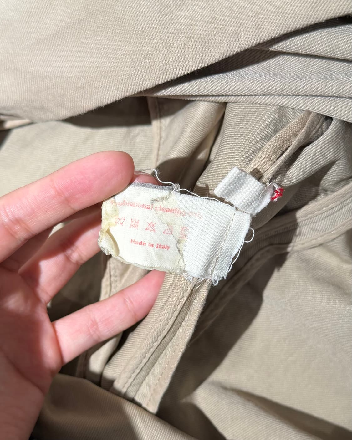 마르니 베이지 코튼 포켓 코트 상품이미지10