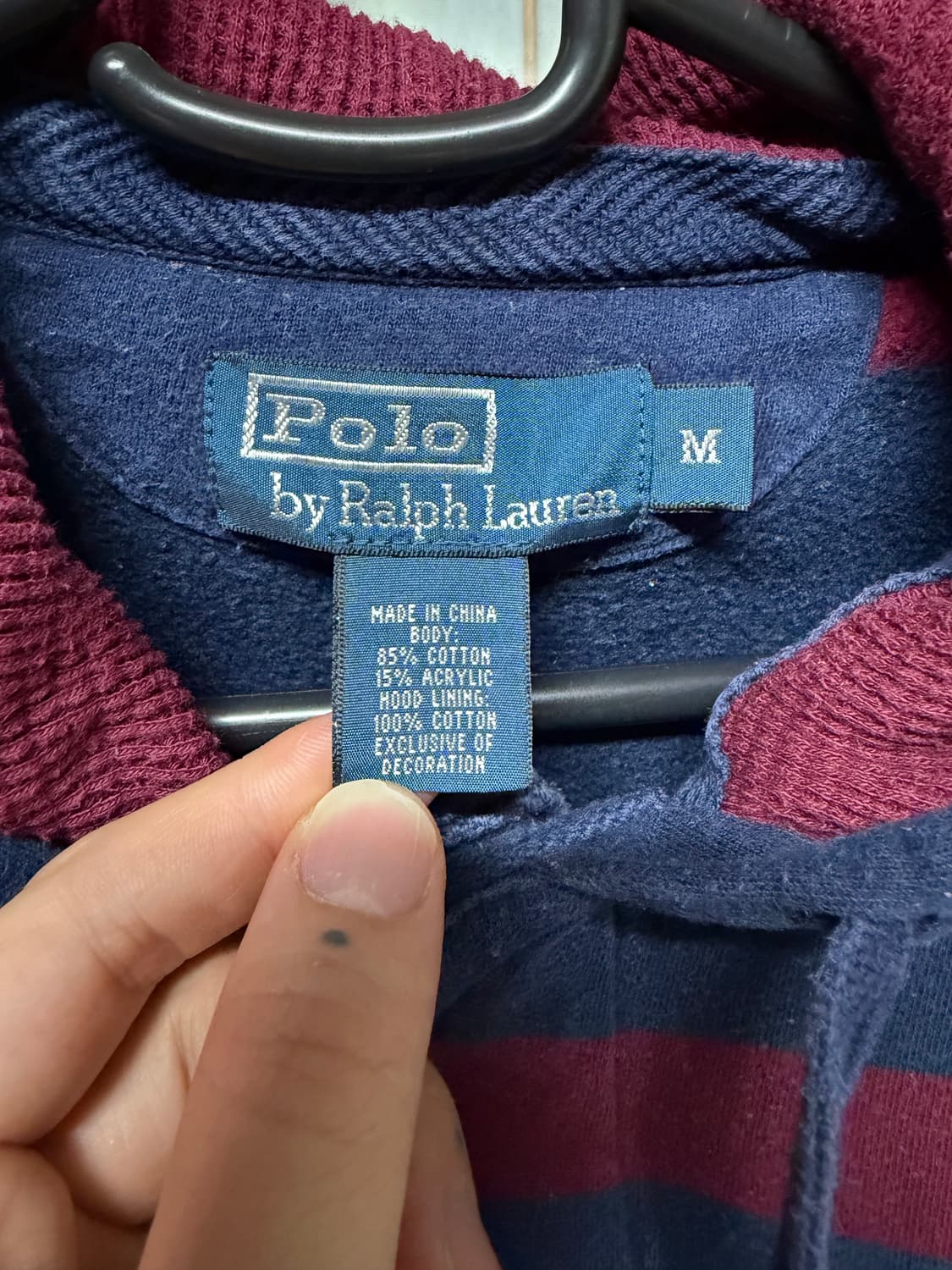 폴로 랄프로렌 스트라이프 PK 럭비 후드티 상품이미지4