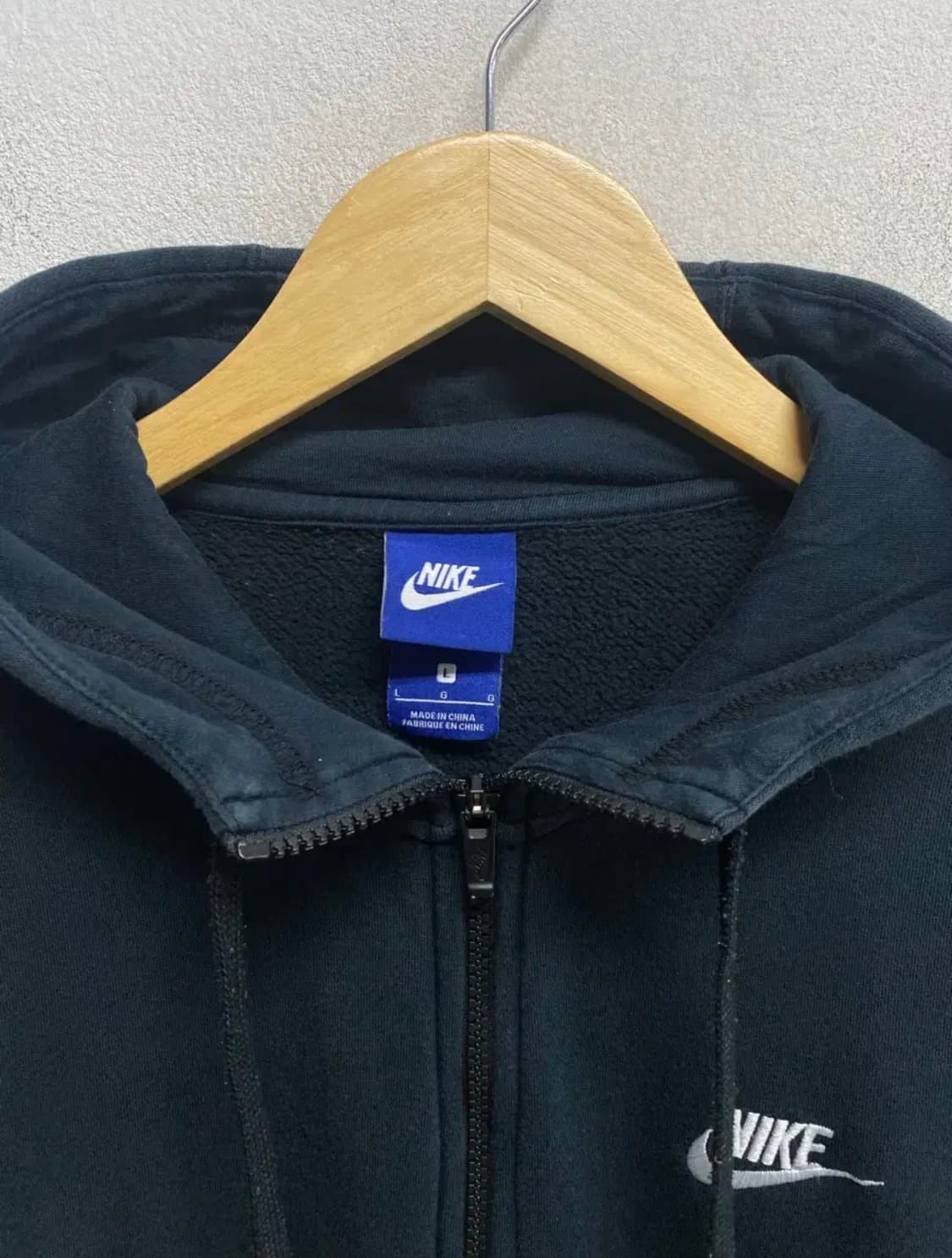 나이키 스우시 기모 후드집업 L 상품이미지4